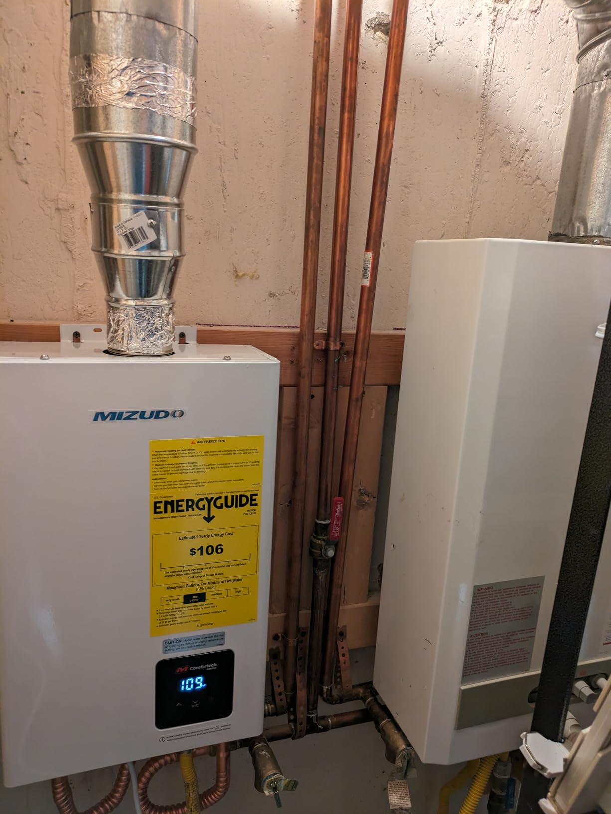 18kW Tankless Water Heater Electric,240V Instant On Demand Hot Water Heater customer photo 2