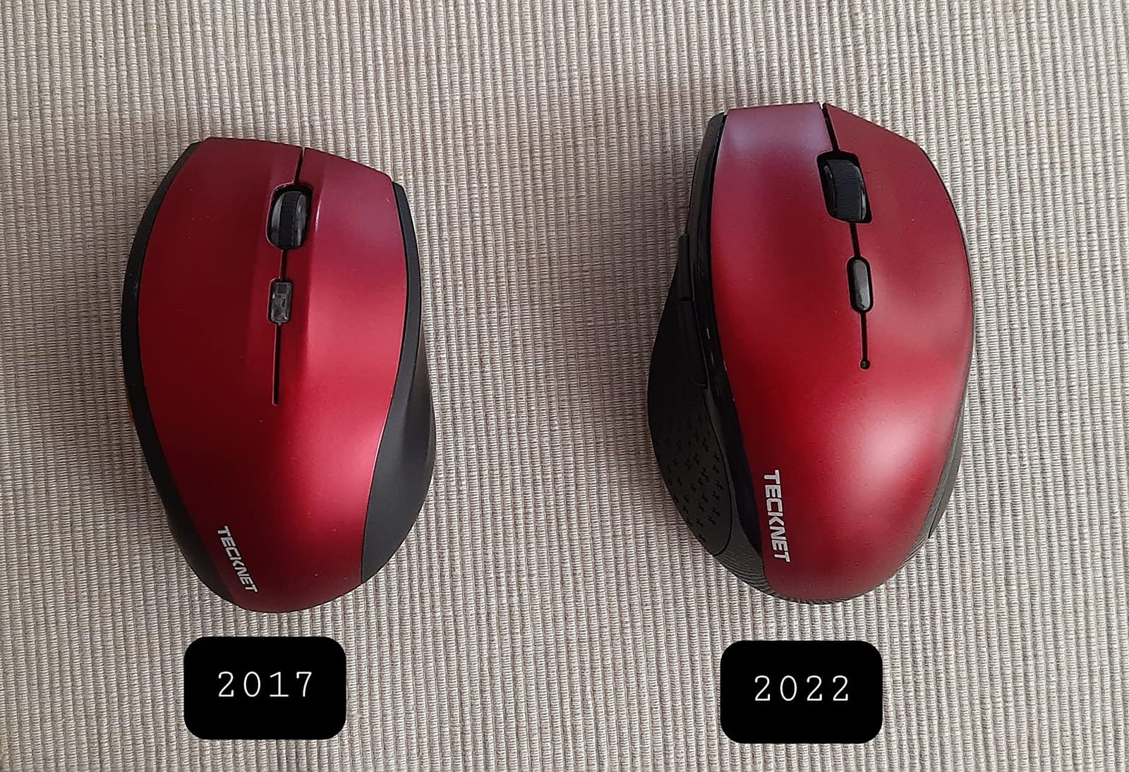 TECKNET Wireless Trackball Mouse, Bluetooth Mouse with Ergonomic, Black customer photo 1