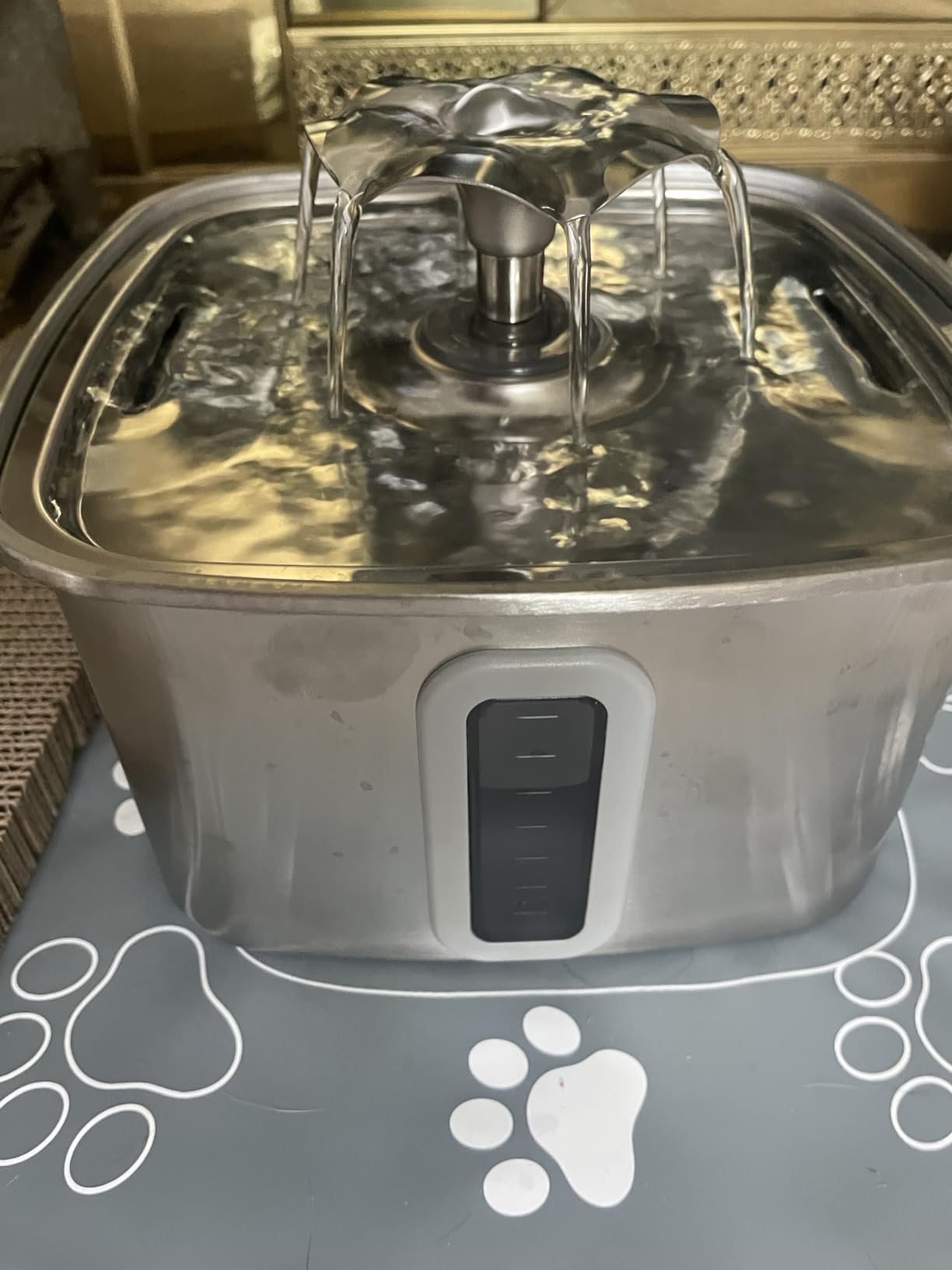 Veken Innovation Award Winner Stainless Steel Cat Water Fountain, 108oz customer photo 1
