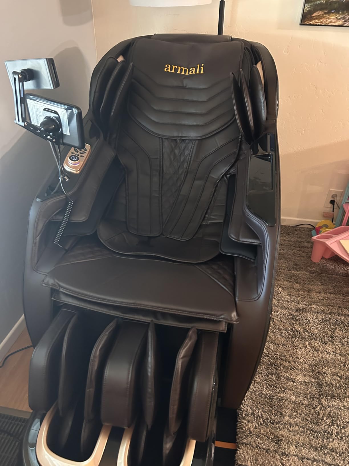 4D Massage Chairs Full Body,Zero Gravity SL-Track Shiatsu Massage Chair Recliner,Core Heating,20 Massage Techniques,Deep Yoga Stretch,Foot Rollers, Ai Voice,Touch Screen,Wireless Charging customer photo 2