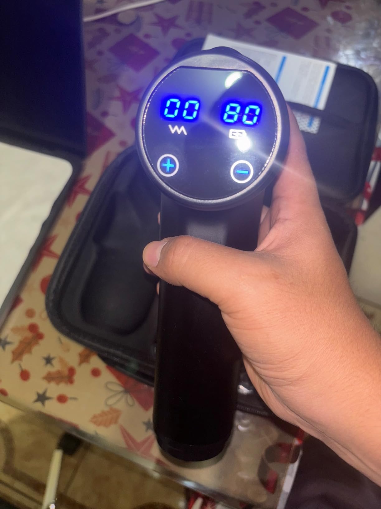Massage Gun with Heat Massager Deep Tissue Muscle Massager Gifts for Men customer photo 1