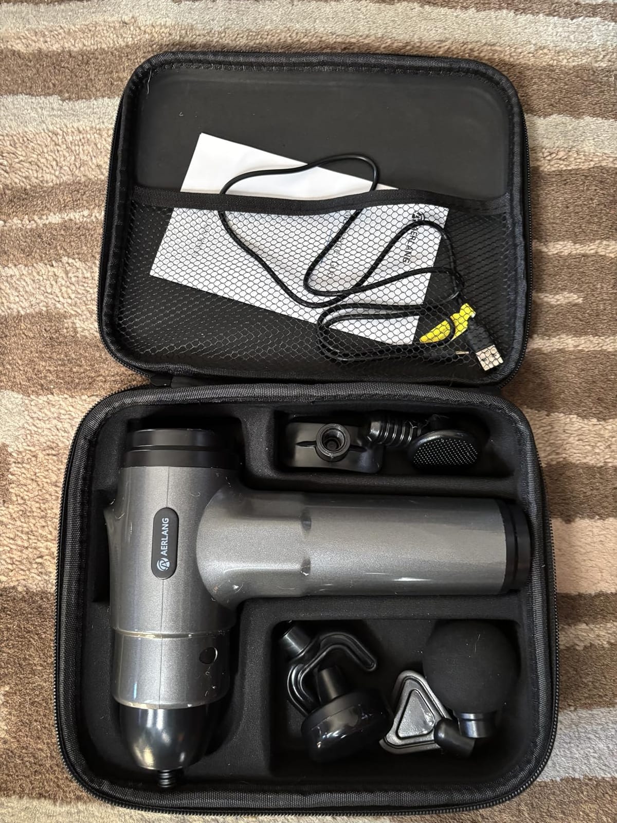 Massage Gun with Heat Massager Deep Tissue Muscle Massager Gifts for Men customer photo 2