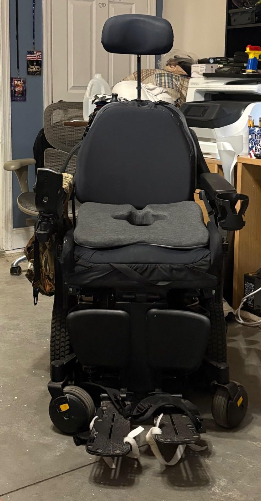 Gel Wheelchair Cushions for BedSores Prevention,Bed Sore Pad Cushion for Butt - Pain Relief for Long Sitting & Relieve Sciatica, Back, Tailbone, Pressure Sore and Ulcer Pain for Pregnant and Elderly customer photo 2