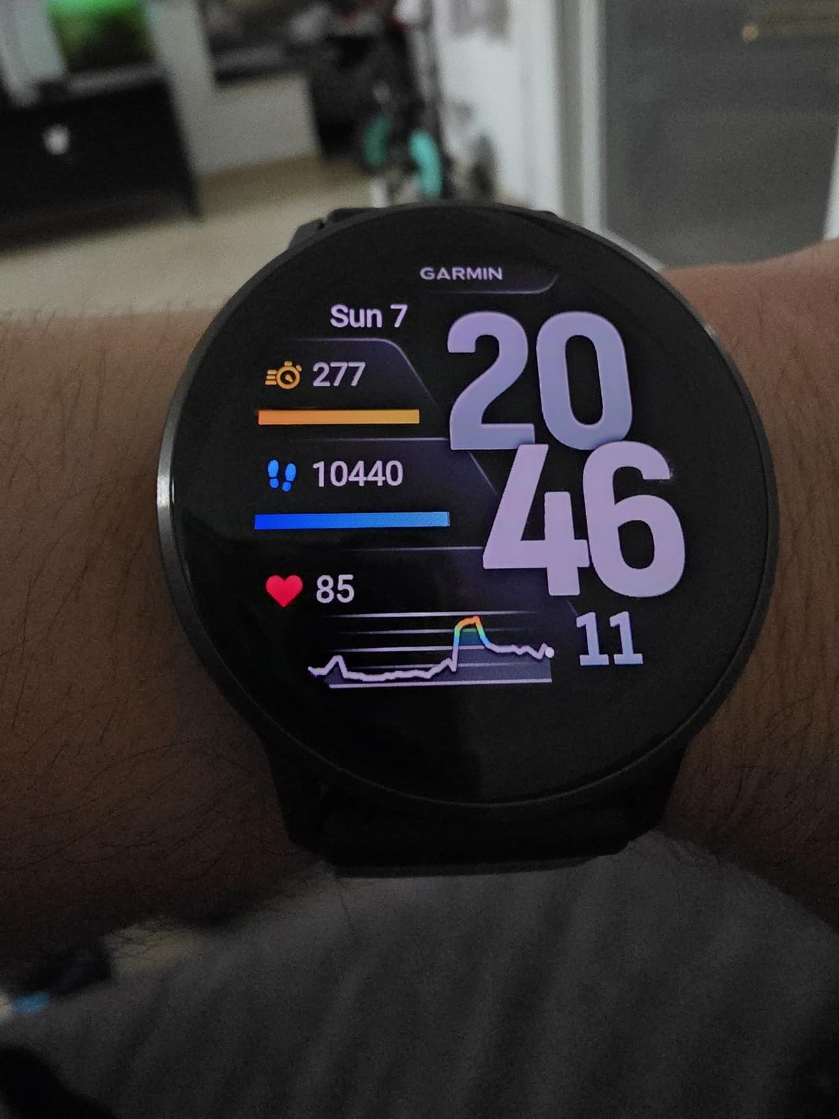 Garmin Venu® 4, Advanced Fitness Smartwatch, 45mm, Black Silicone customer photo 1
