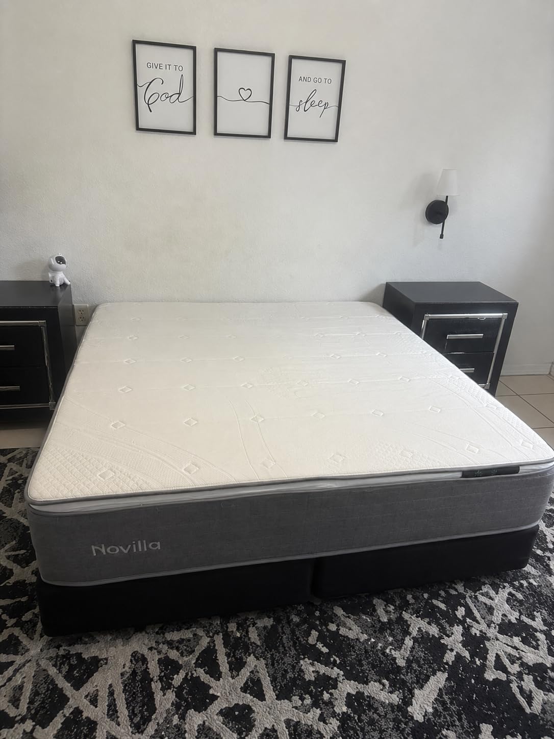 Novilla 14 Inch King Mattress,King Size Gel Memory Foam Hybrid Mattress customer photo 2