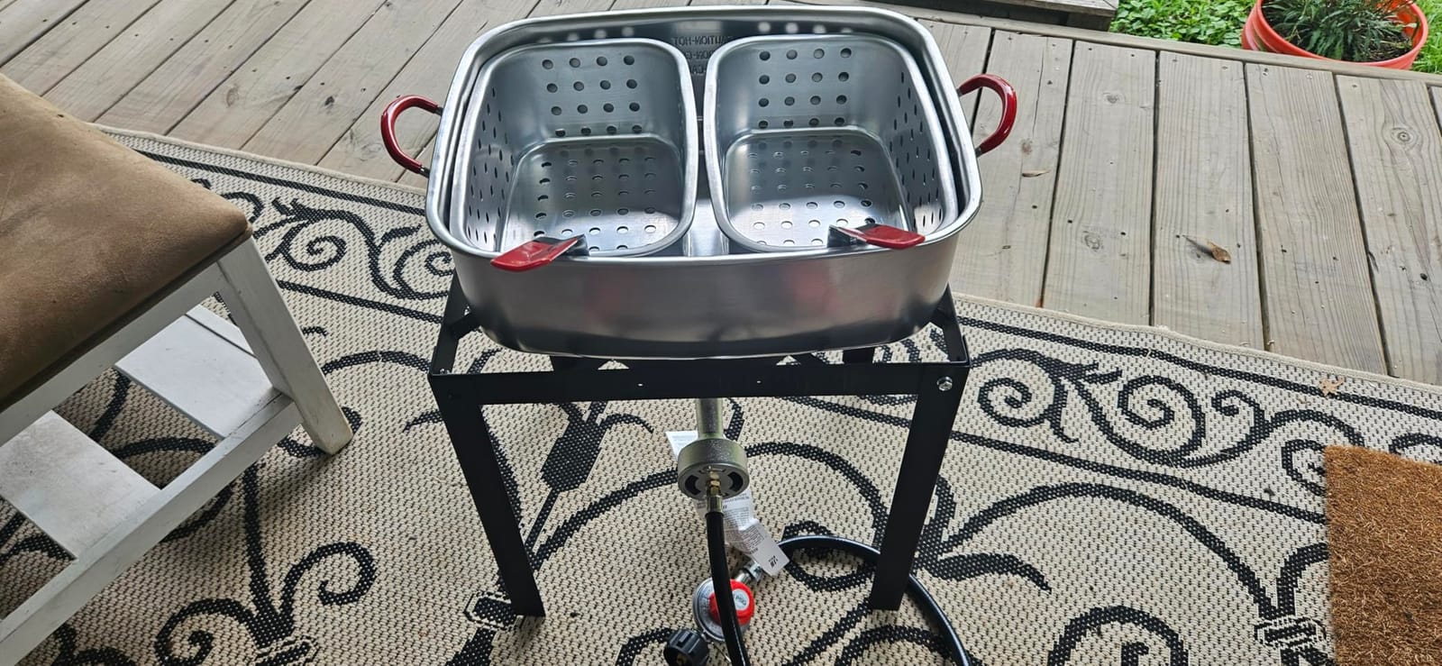 18QT Outdoor Propane Fish Fryer | 50,000 BTU Propane Burner customer photo 1