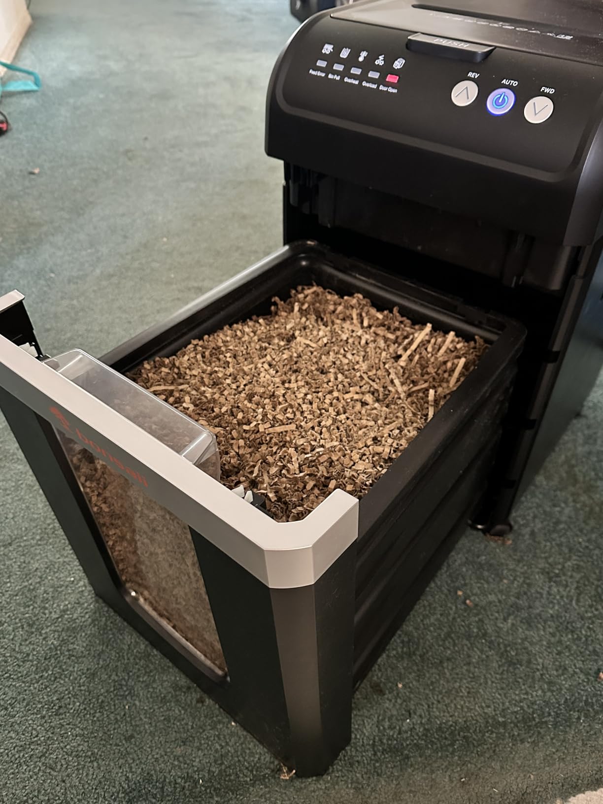 Bonsaii 200-Sheet Auto Feed Micro Cut Heavy Duty Paper Shredder for Office customer photo 1