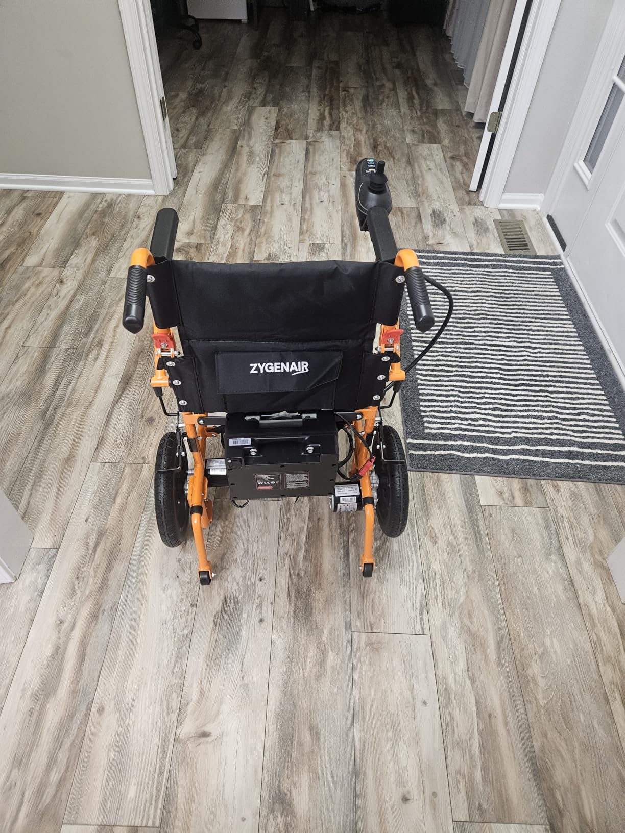 Electric Wheelchairs for Adults Seniors, Foldable Lightweight Power motorized Wheelchair 330Lbs Capacity, 15 Miles Range Motorized Wheelchair 500W Motors with Lithium Battery, Airline Approved, Purple customer photo 1