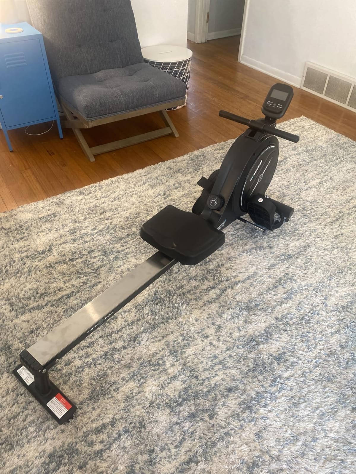 Wenoker Rowing Machine for Home, Magnetic Rower Machine, 350 LB Weight Capacity, 16-Level Silent Resistance Row Machine for Gym Exercise customer photo 1