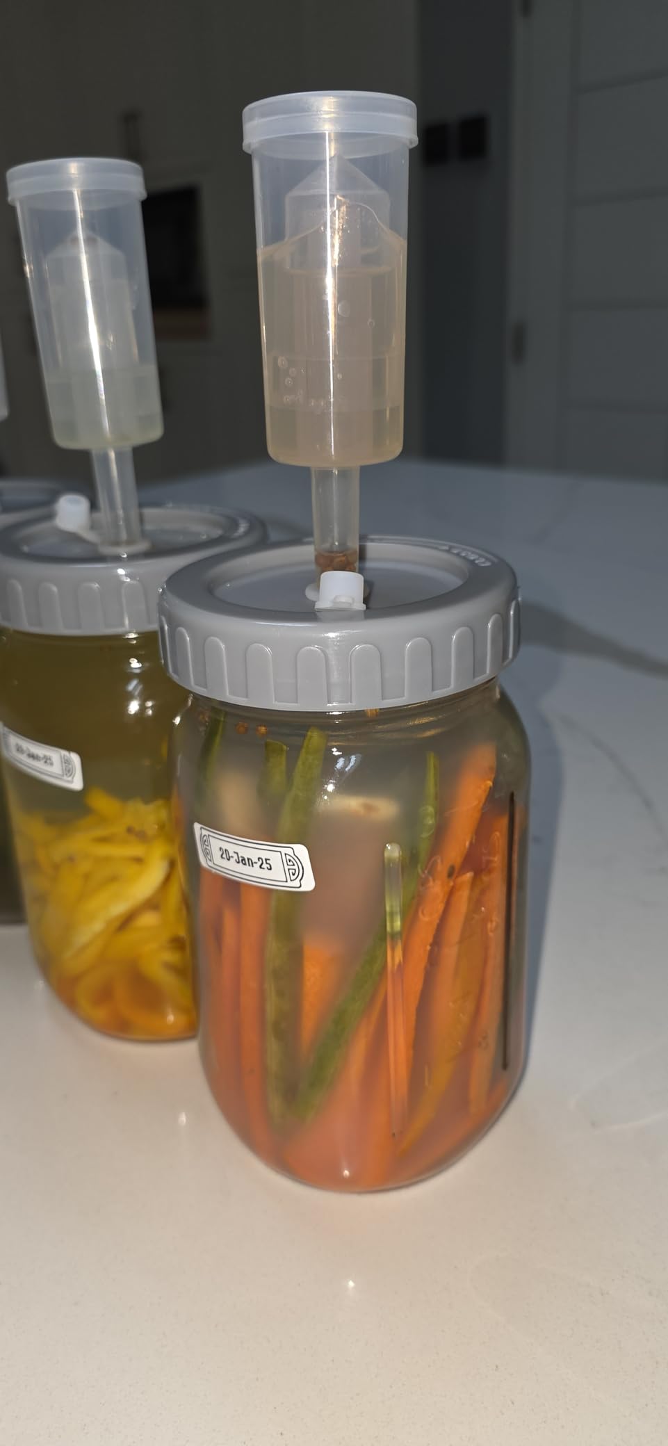 4-Pack Mason Jar Fermentation Kit With Four 32 Oz Jars And Plastic Lids customer photo 2