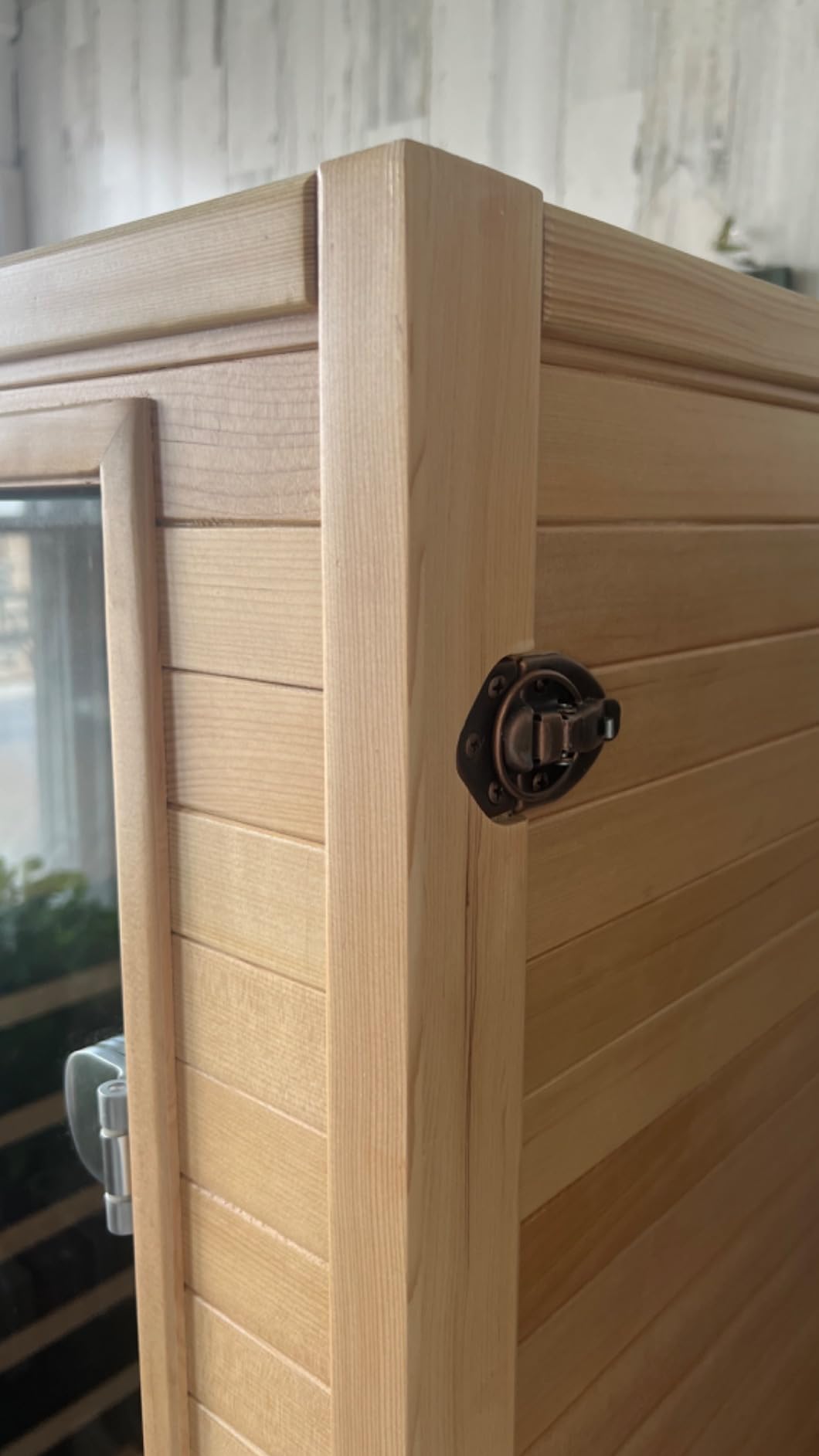 1350W Far Infrared Sauna Room for Home, Low EMF Fast Heating Canadian Hemlock Wood Sauna,Color Changing Sauna Light, Bluetooth Speakers, Modular Design customer photo 1