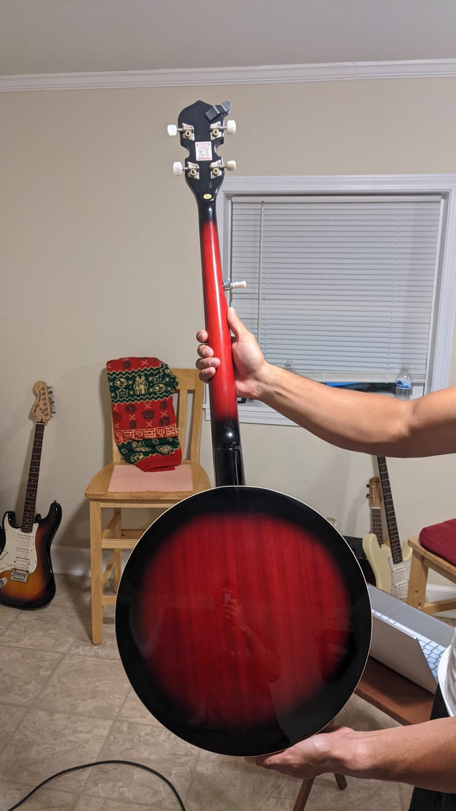 Pyle 5 String Resonator Banjo - Full Size 24 Bracket, Geared 5th Tuner Professional Instrument w/Remo Drum & Hardwood Back - Full Beginner Starter Kit Gig Bag, Tuner, Strings, Picks, Strap, tools customer photo 1