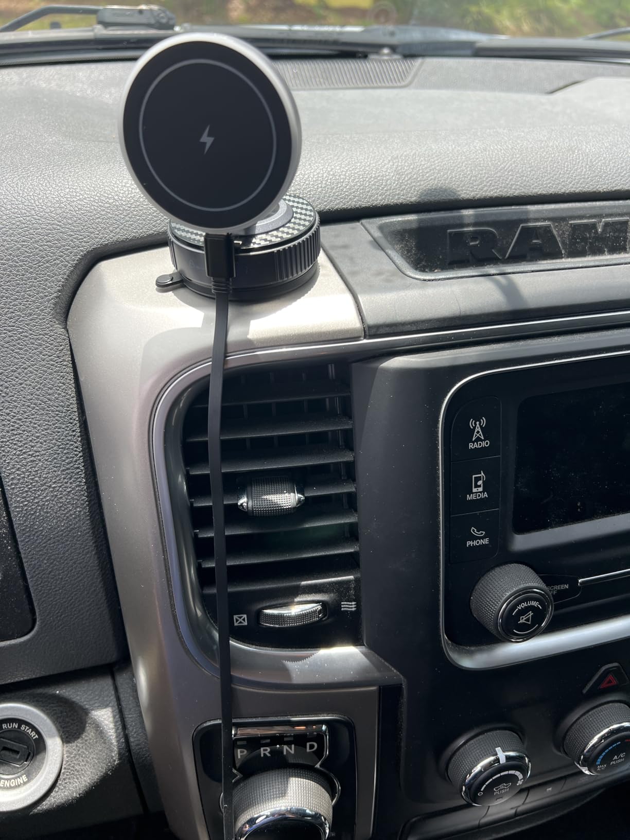 15W Magsafe Car Mount Charger, Faster Charging Wireless Car Charger customer photo 1