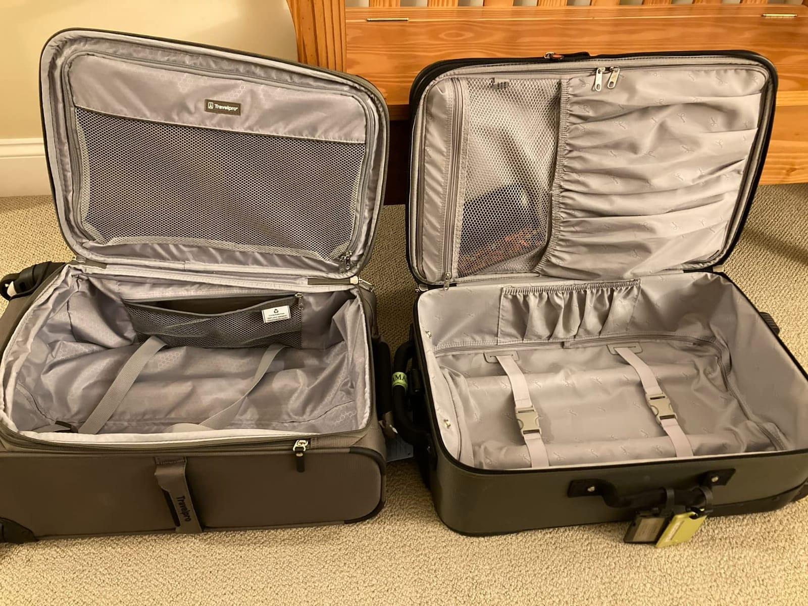 Travelpro Maxlite 5 Softside Expandable Luggage with 4 Spinner Wheels, Lightweight Suitcase, Men and Women, Sapphire Blue, 3-Piece Set (21/25/29) customer photo 2