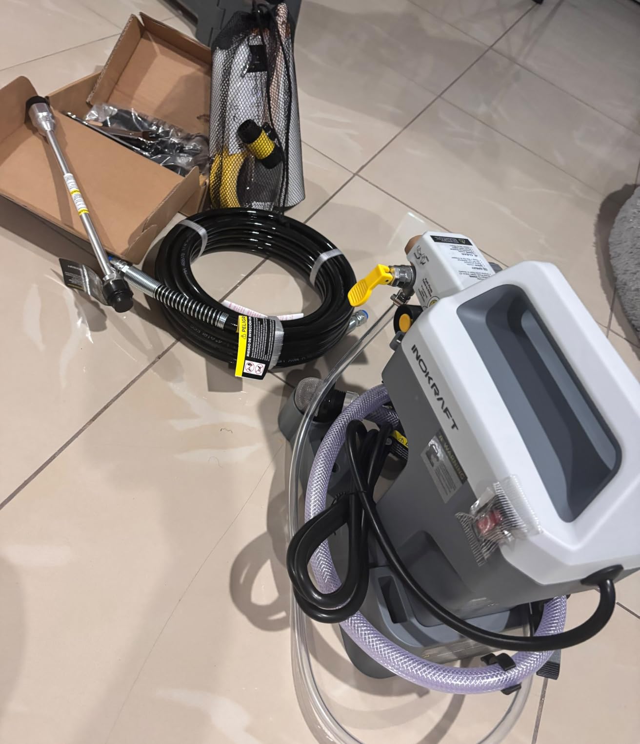 InoKraft NEO Airless Paint Sprayer Kit, 3000 PSI 0.26 GPM, Lightweight customer photo 1