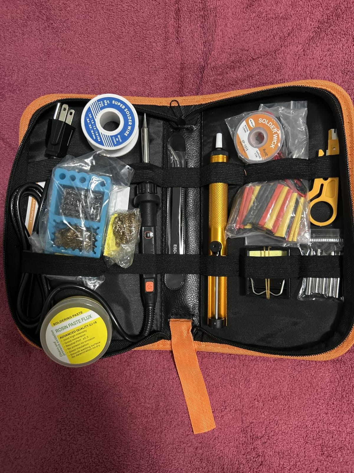 Soldering Iron Kit Cordless Portable 3200mAh Battery USB Rechargeable customer photo 1