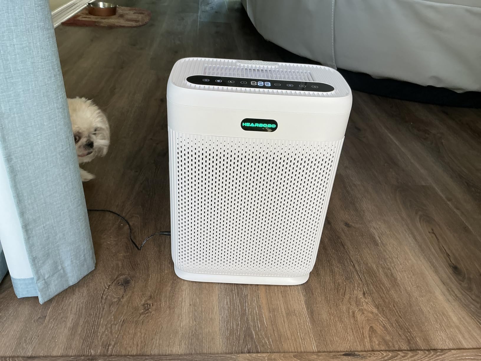 Air Purifiers for Home Large Room Up to 3000 sq ft, H13 HEPA Filter Washable, PM2.5 Air Quality Sensor, Quiet Sleep Mode, 8X Dual-Side Air Cleaner for Bedroom Pet Dander Smoke Dust Pollen customer photo 1