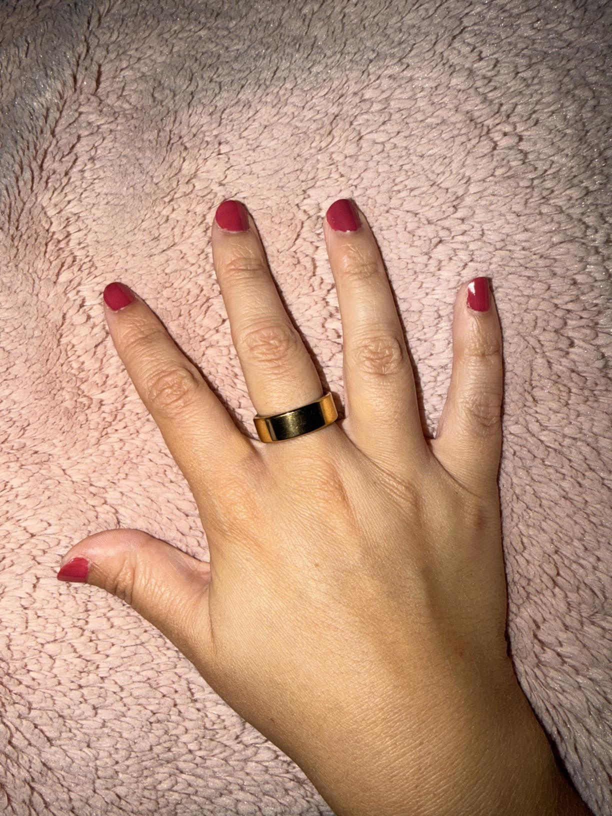Smart Ring for Women, Health Tracker & 5ATM, COLMI R02. (Gold, 8#) customer photo 2