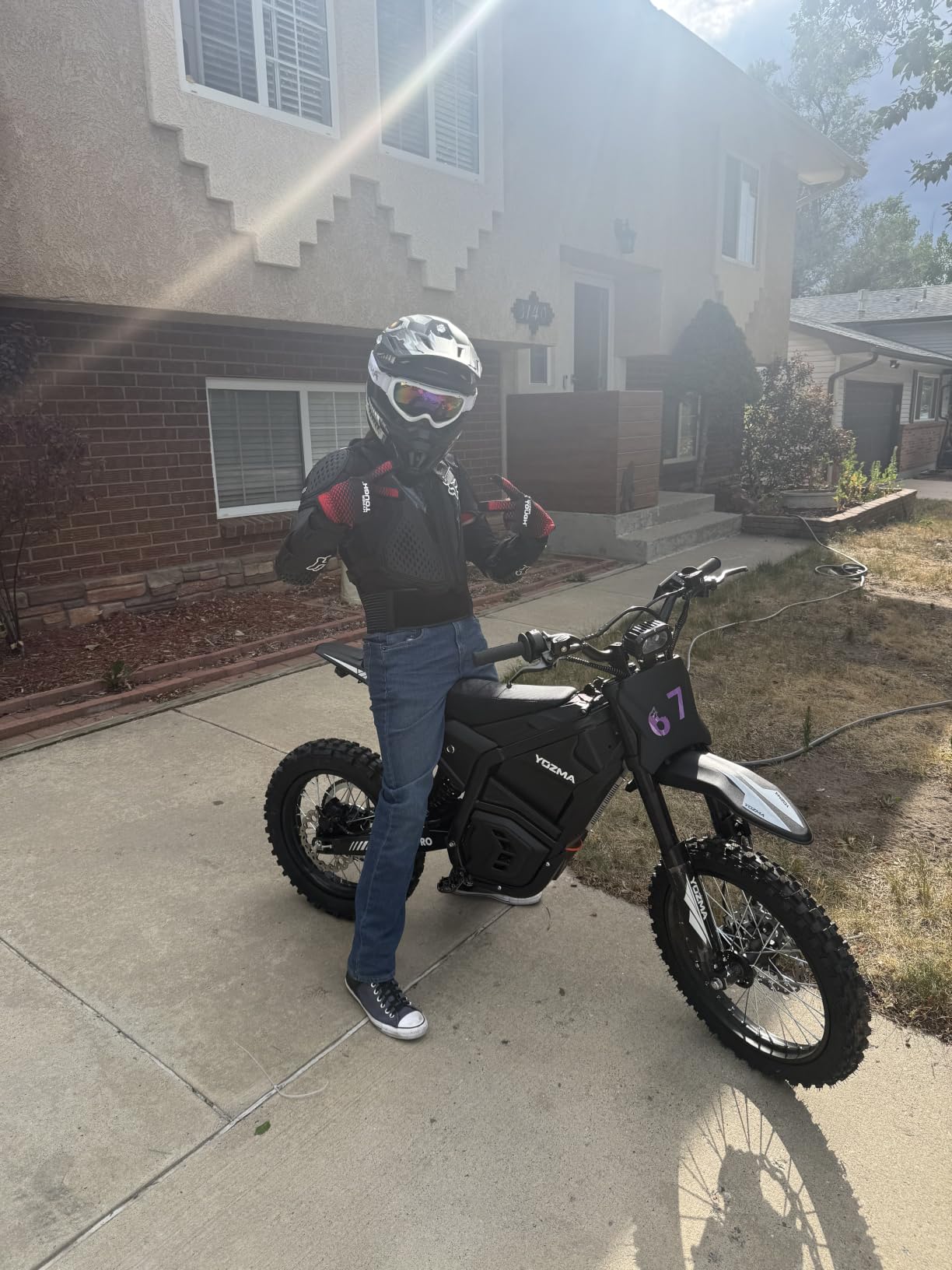 Yozma IN10 Pro Electric Dirt Bike, 5500W, 50MPH, 17