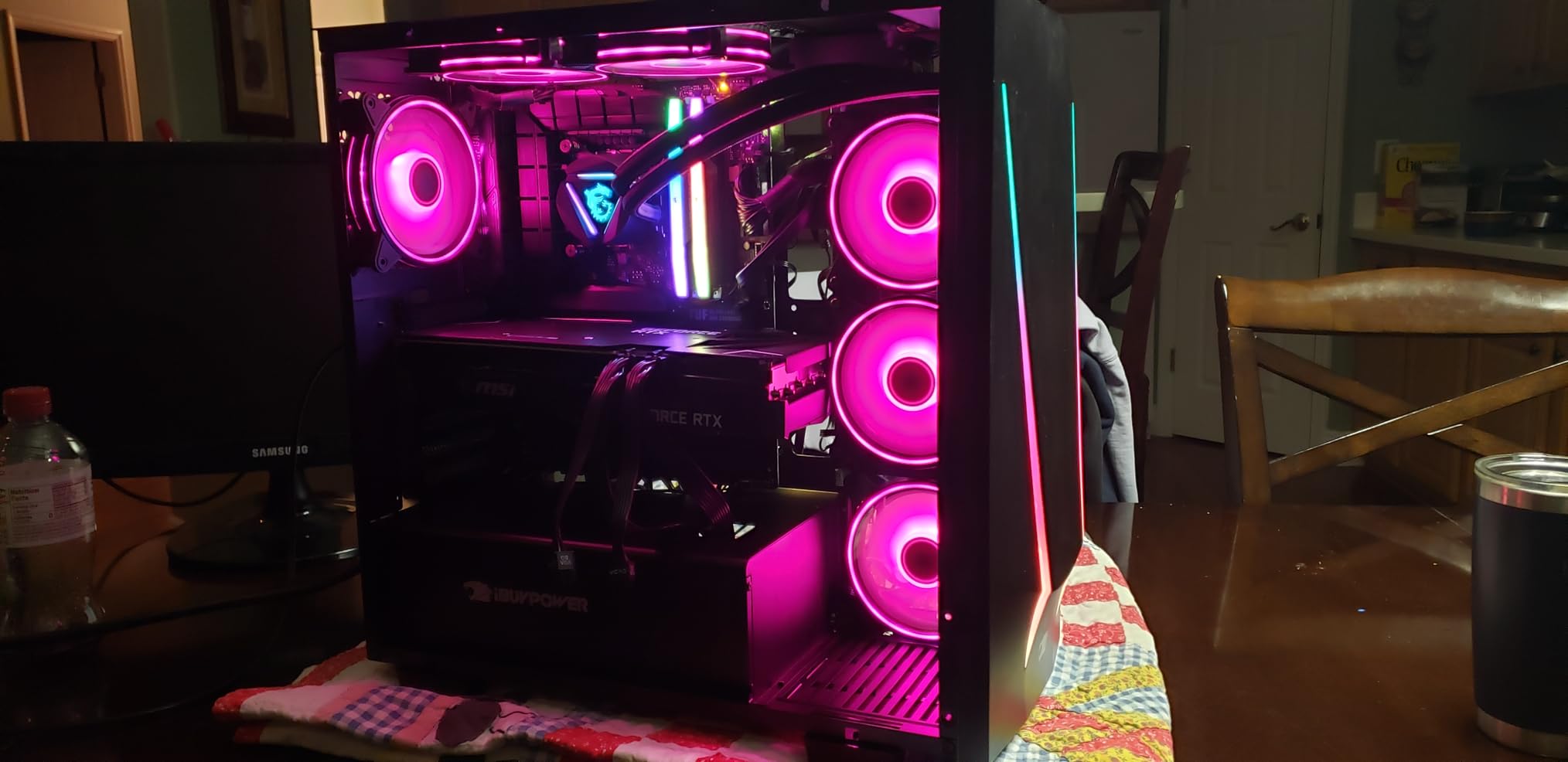 iBUYPOWER Element Gaming PC Desktop Computer AMD Ryzen 9 7900X CPU, NVIDIA GeForce RTX 5070 12GB GPU, 32GB DDR5 RAM, 1TB NVMe SSD, Windows 11 Home, Gamer Keyboard and Mouse - EWA9N5702 customer photo 1