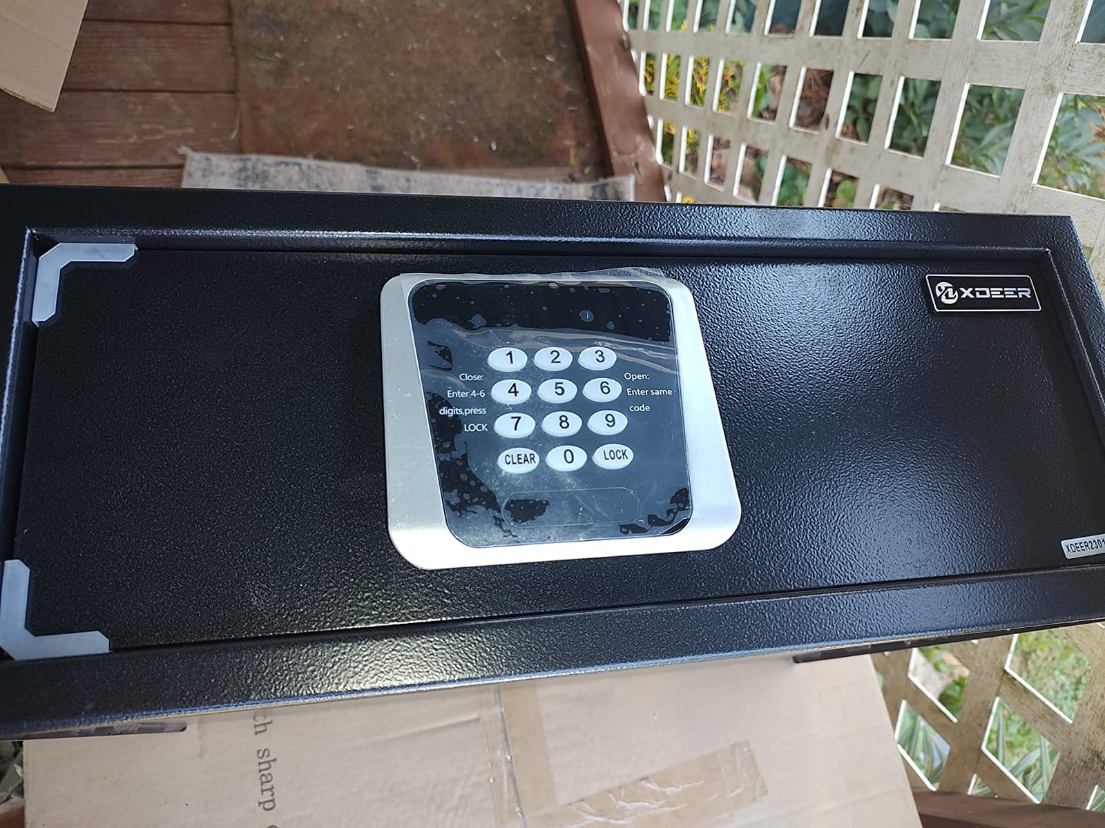 XDeer 𝟑𝟑 𝐋𝐁 Hotel Safe 1.39 Cubic Feet Home Safe customer photo 1