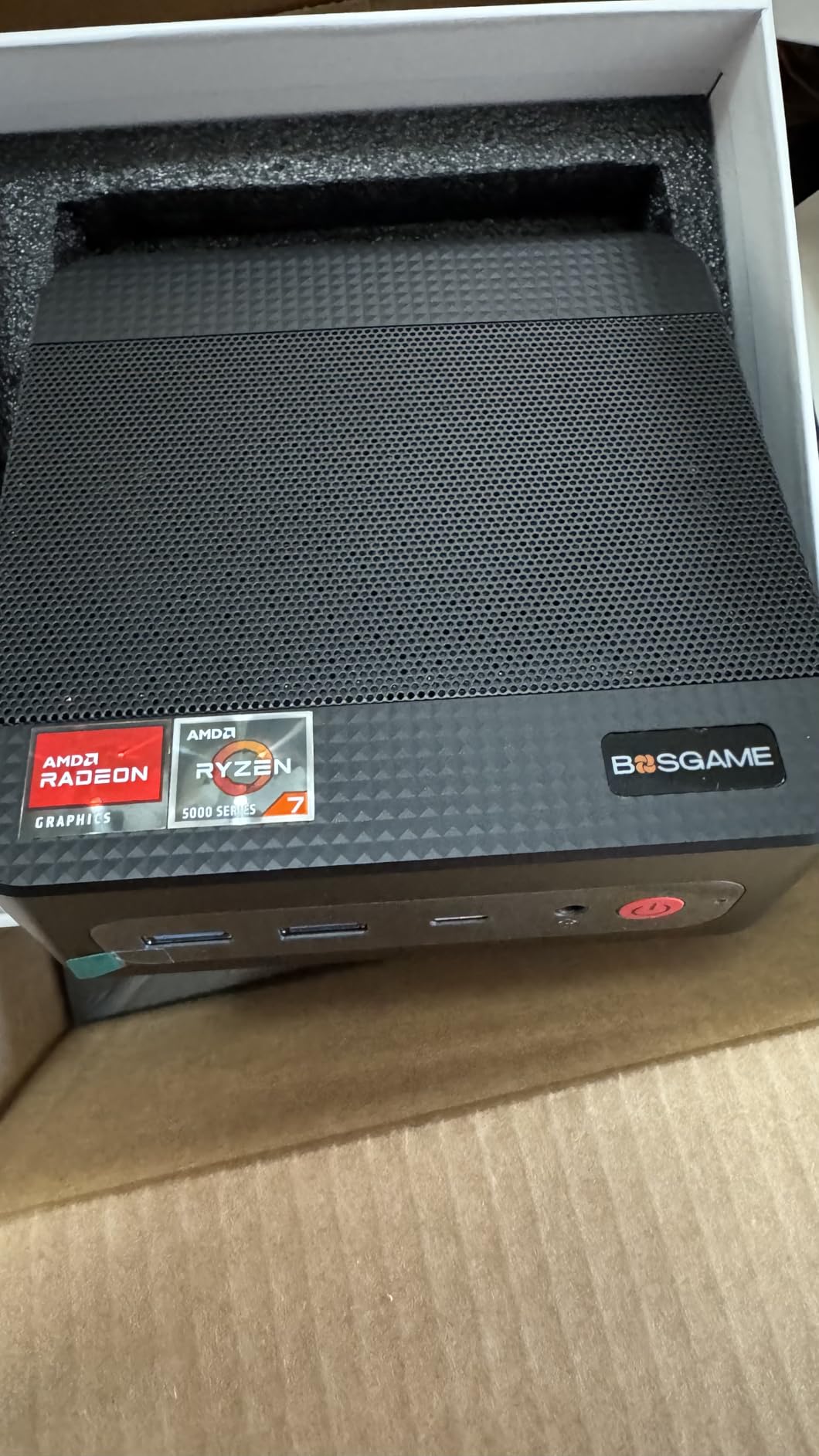 BOSGAME E5 11 Pro Mini PC, AMD Ryzen 5300U 4C/ 8T, Business Home Office PC customer photo 2