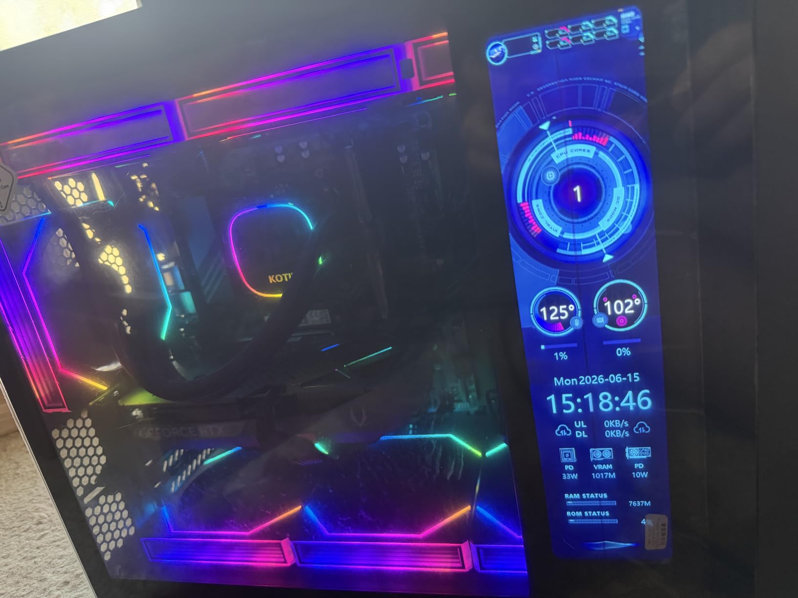 KOTIN Prebuilt Gaming PC RTX 5070 12GB, Ryzen 7 9700X, 32GB DDR5, 1TB SSD customer photo 1