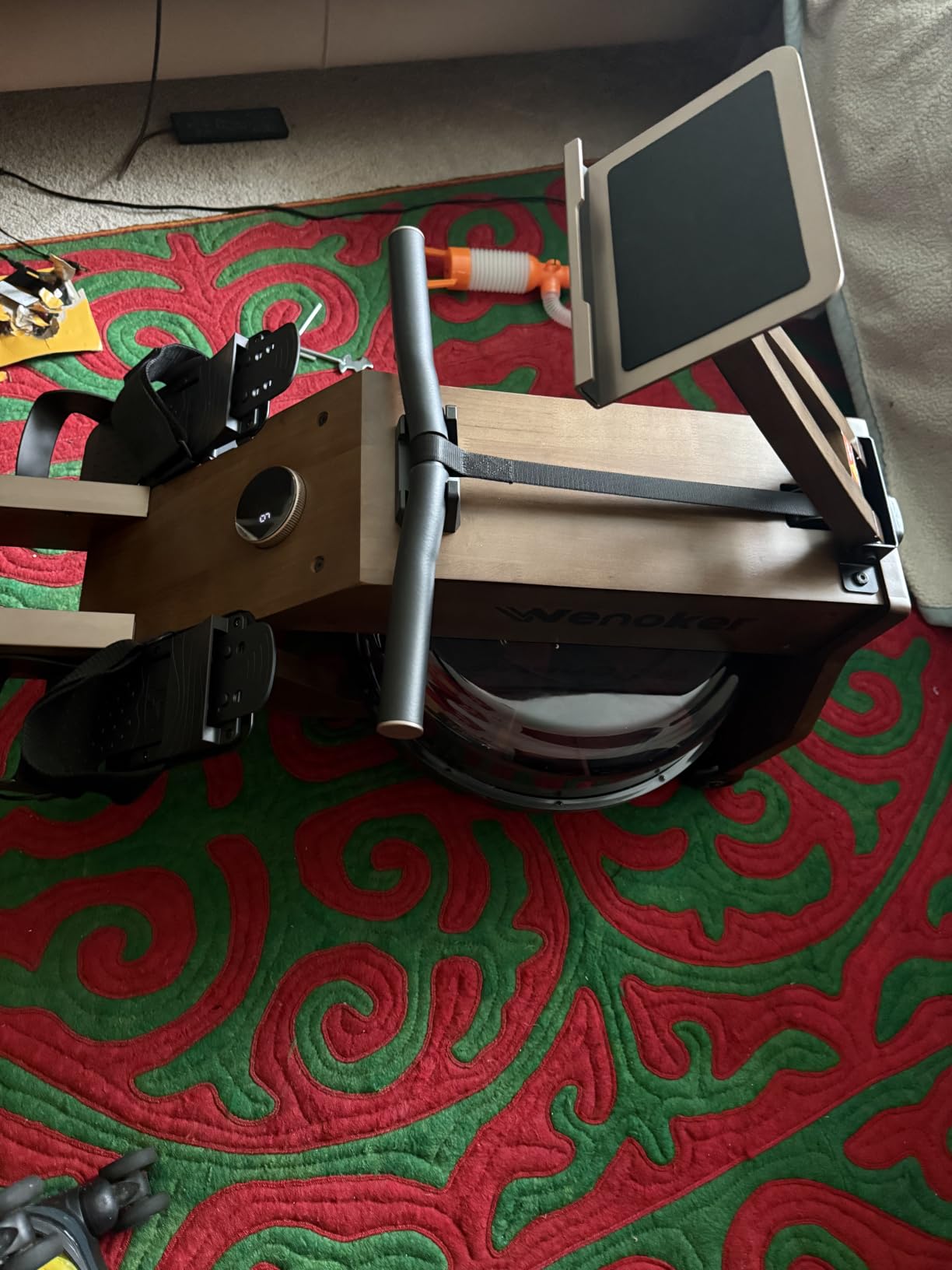 Wenoker Water Rowing Machine, Foldable & Space-Saving,Immersive Water Rower customer photo 1
