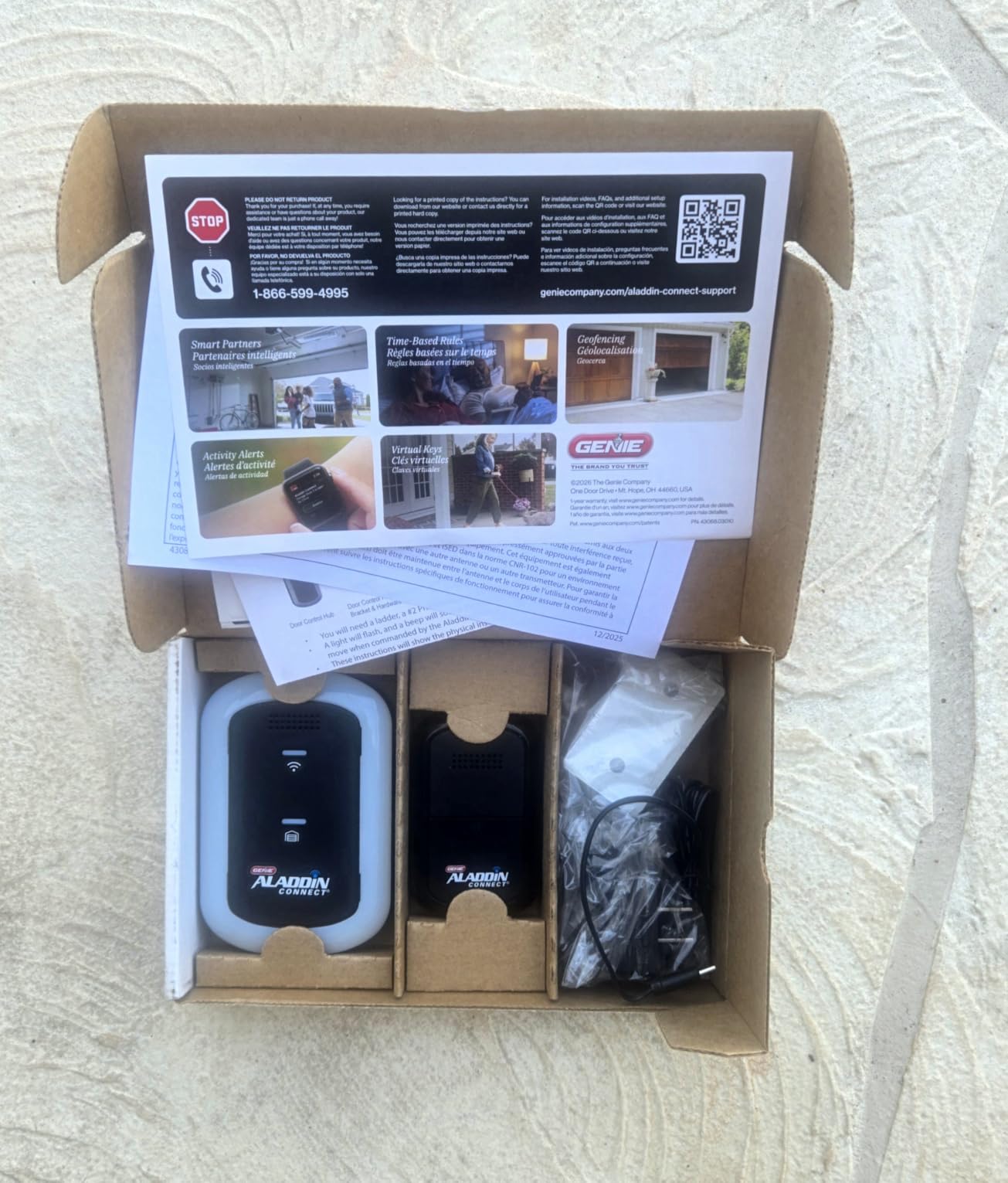 Genie Aladdin Connect Smart Garage Door Controller, Single Door Kit ALKT2-R customer photo 2