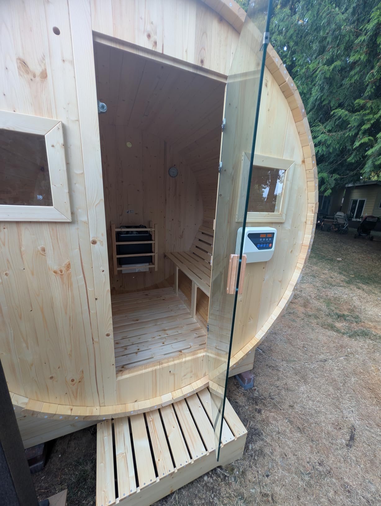 Outdoor Traditional Barrel Sauna customer photo 2