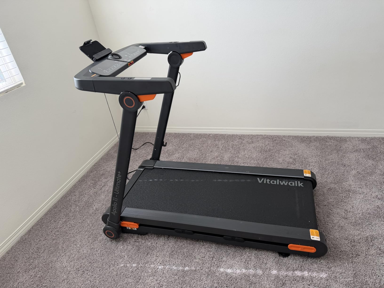 Vitalwalk Foldable Walking Pad Treadmill with Incline 20%/25% Auto, 49
