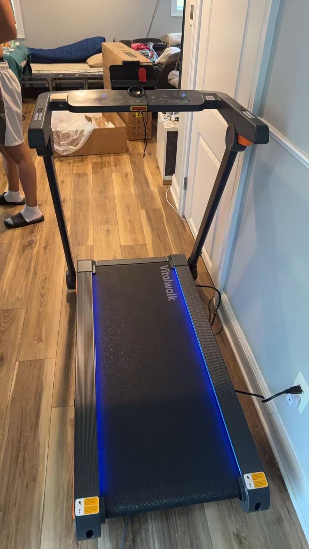 Vitalwalk Foldable Walking Pad Treadmill with Incline 20%/25% Auto, 49