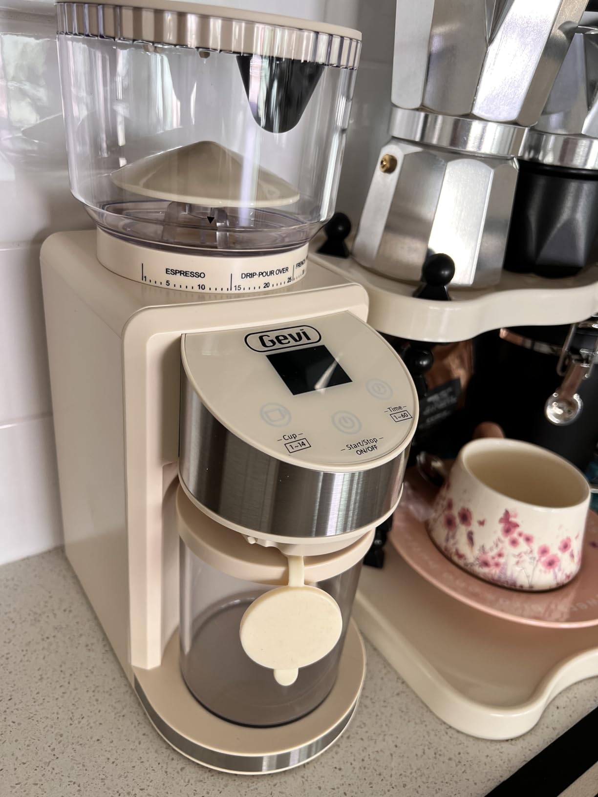 Gevi 20 Bar Espresso Machine with Conical Burr Anti-Static Coffee Grinder customer photo 2