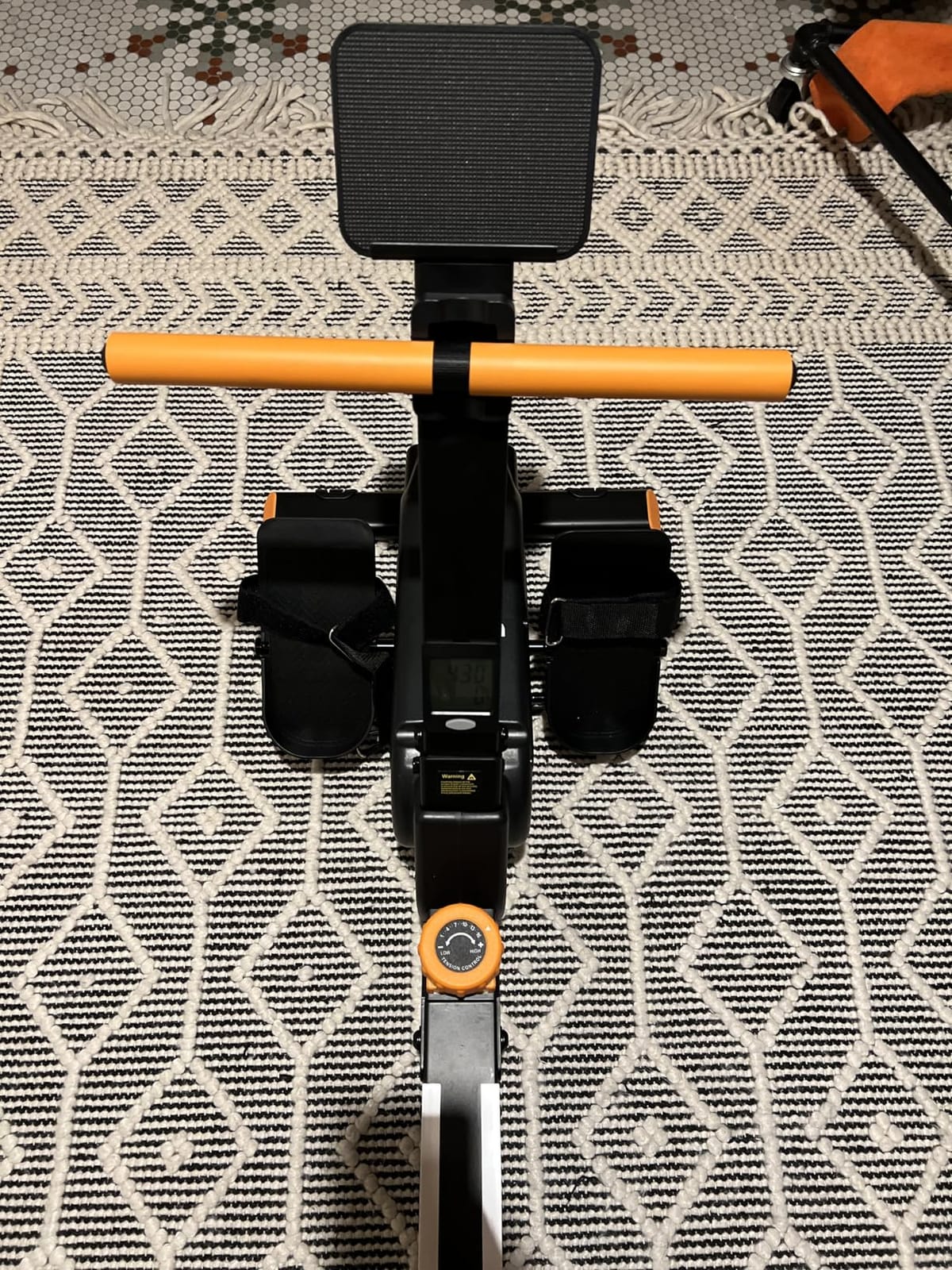 Rowing Machines for Home,Workout Equipment,Exercise Rower with Quiet Resistance,350LBS Capacity,LCD Monitor,Knee Pads, Workout Gloves&Extra Pull Rope for Full Body Exercise customer photo 1