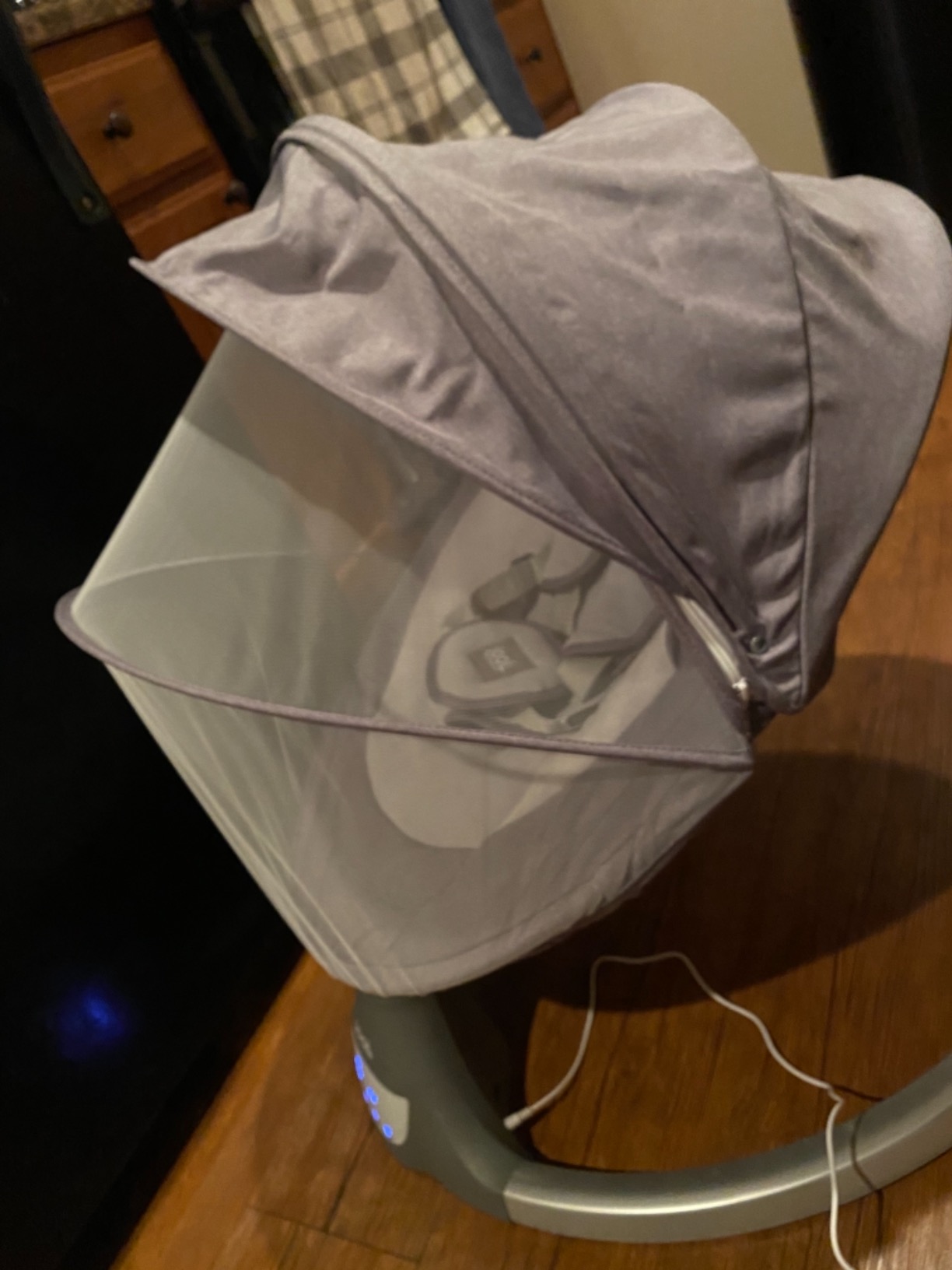 Jool Baby Nova Baby Swing for Infants – Bluetooth Music, Remote (Oatmeal) customer photo 1