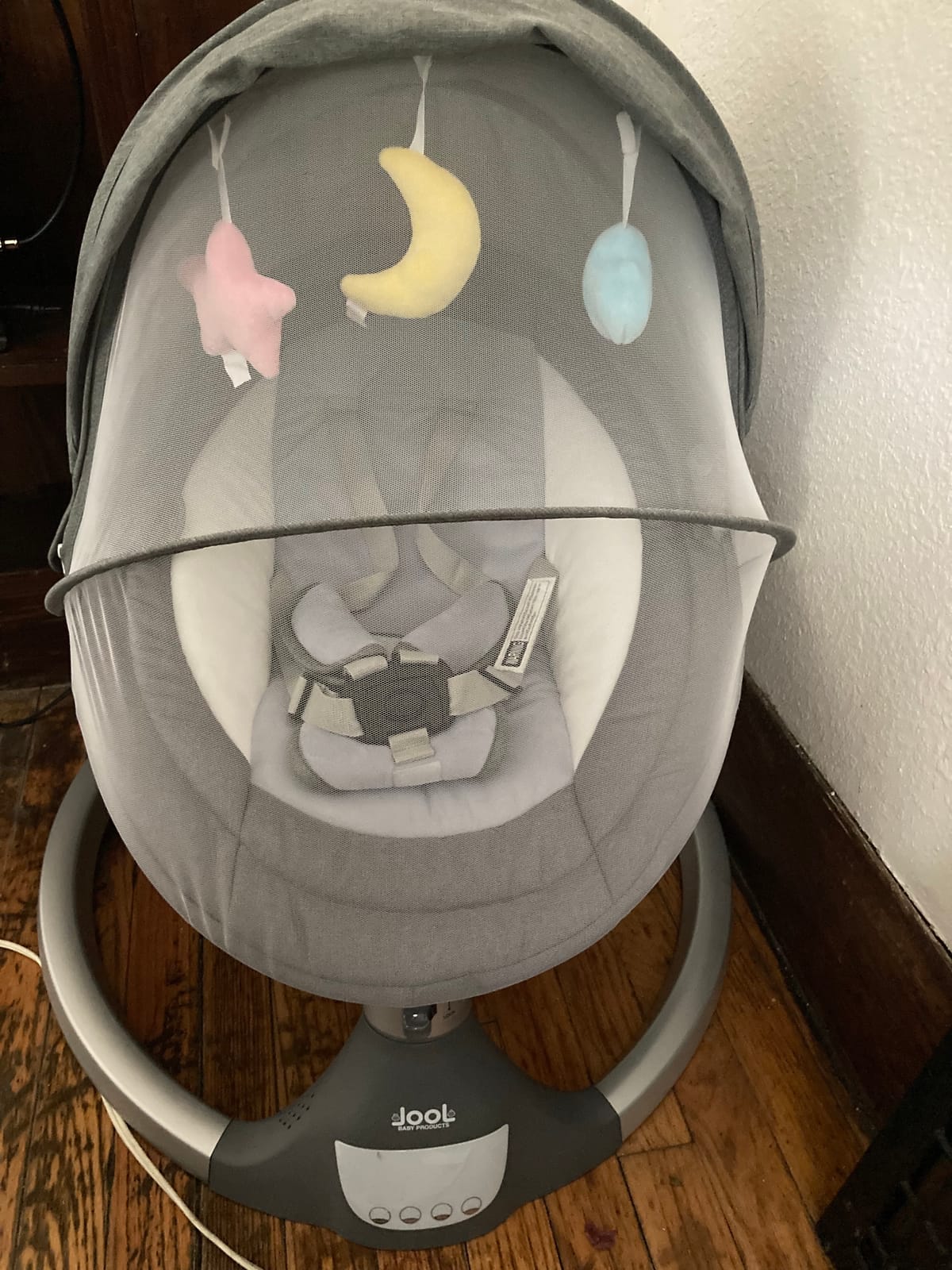 Jool Baby Nova Baby Swing for Infants – Bluetooth Music, Remote (Oatmeal) customer photo 2