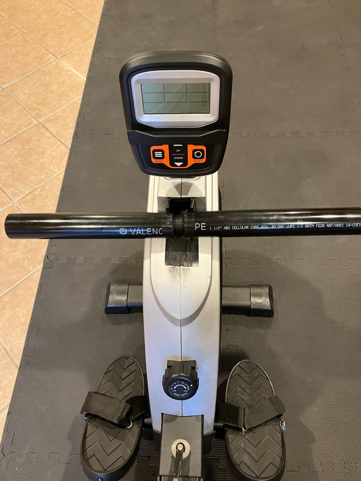 pooboo Magnetic Rowing Machines Rower Foldable with 16 Level Resistance Indoor Rower Machines with Digital Monitor & Transport Wheels for Home Use customer photo 1