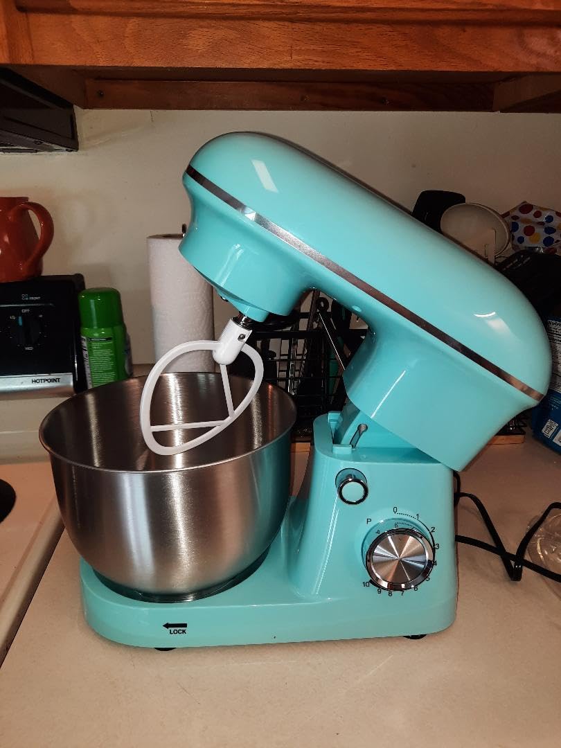 OLIXIS 4.2 Qt Stand Mixer, 10-Speed Tilt-Head Electric Mixer for Baking customer photo 1