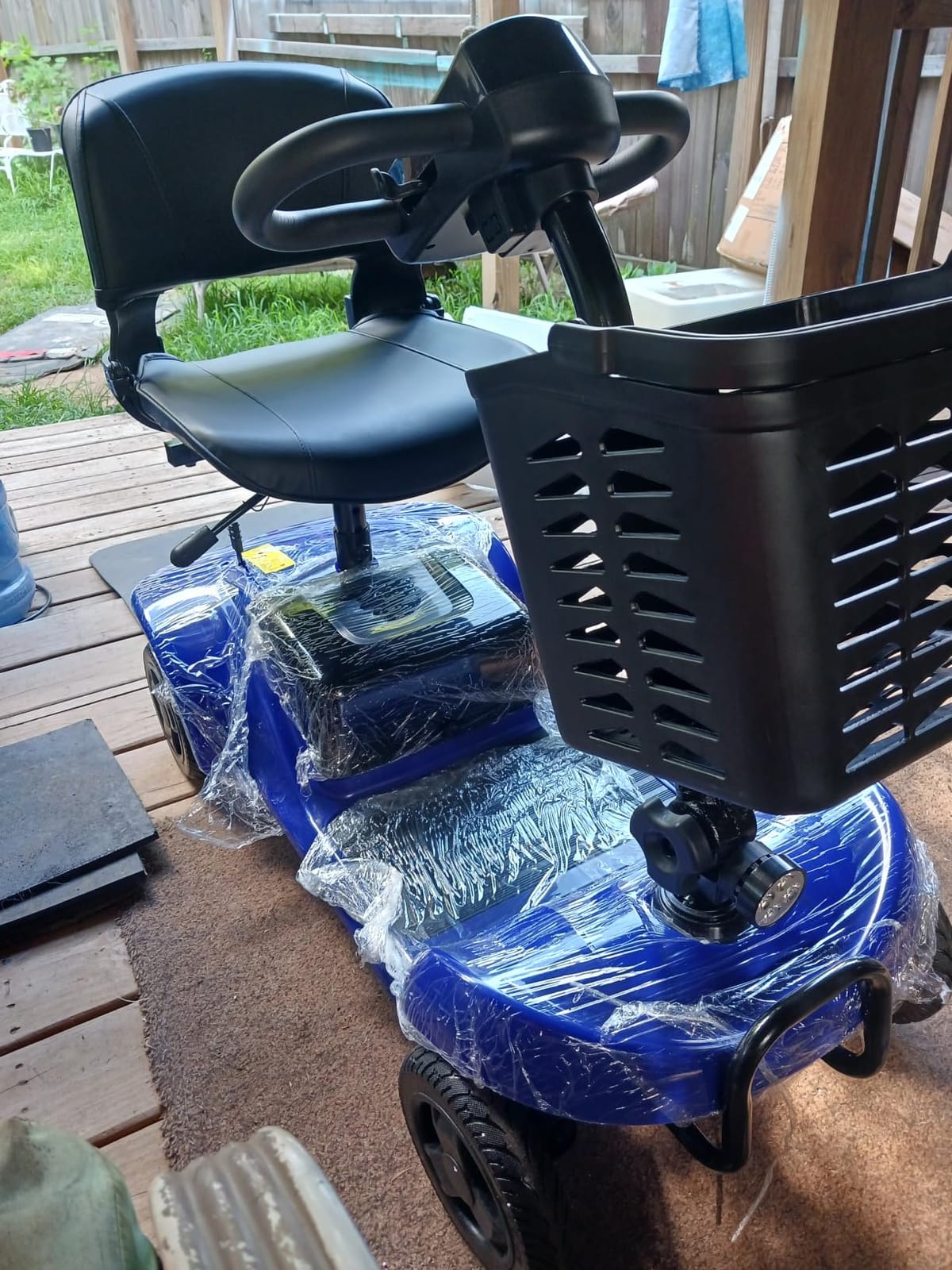 4 Wheel Folding Mobility Scooter, for Seniors&Adults,Easy to Operate customer photo 2