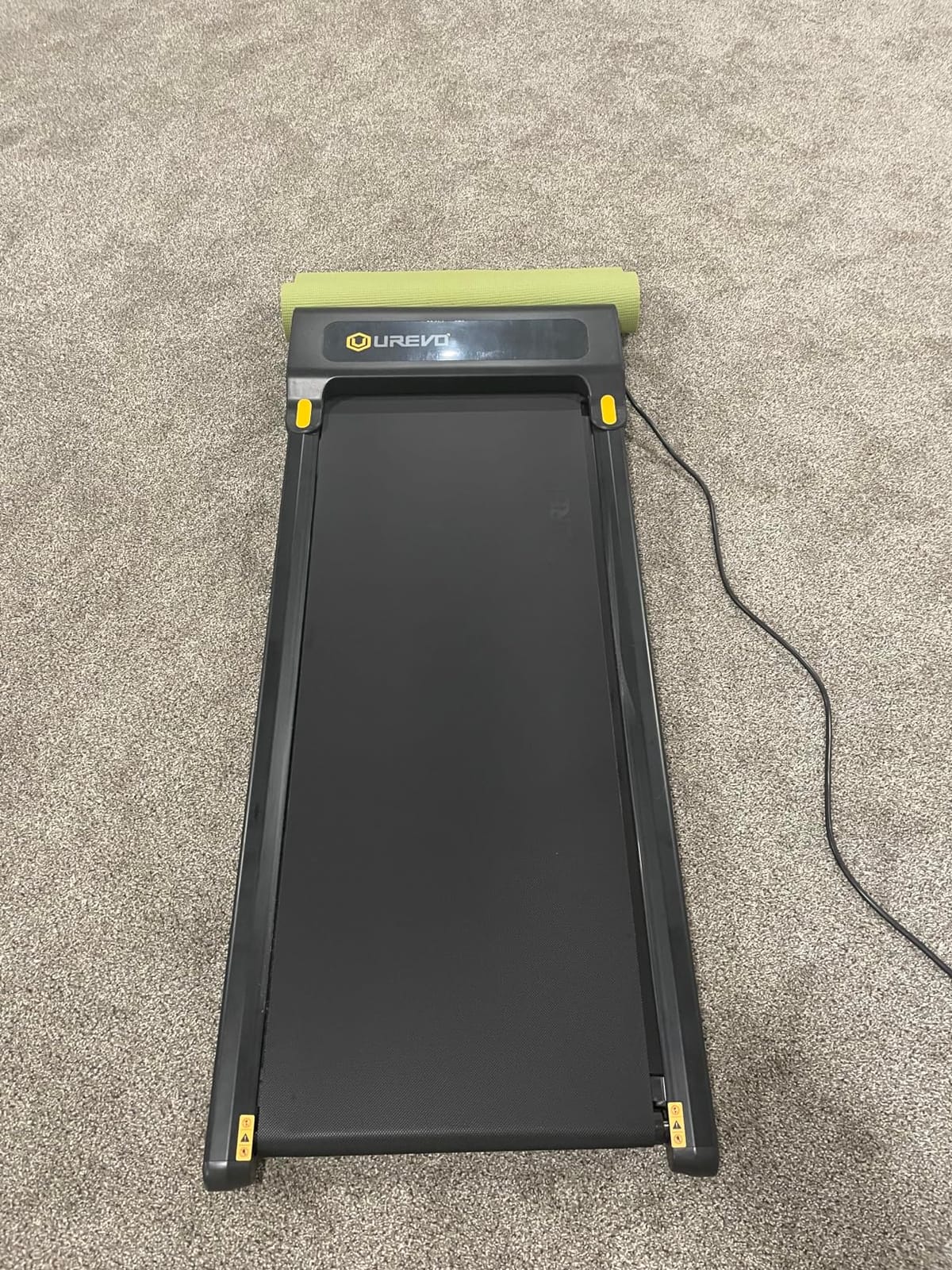 UREVO Smart Walking Pad, Standing Desk Treadmill with Double Shock Absorption, Quiet Operation, Workout APP with Track Insights and MIIT Mode, Plug and Play, Remote or APP Control for Home Office customer photo 2