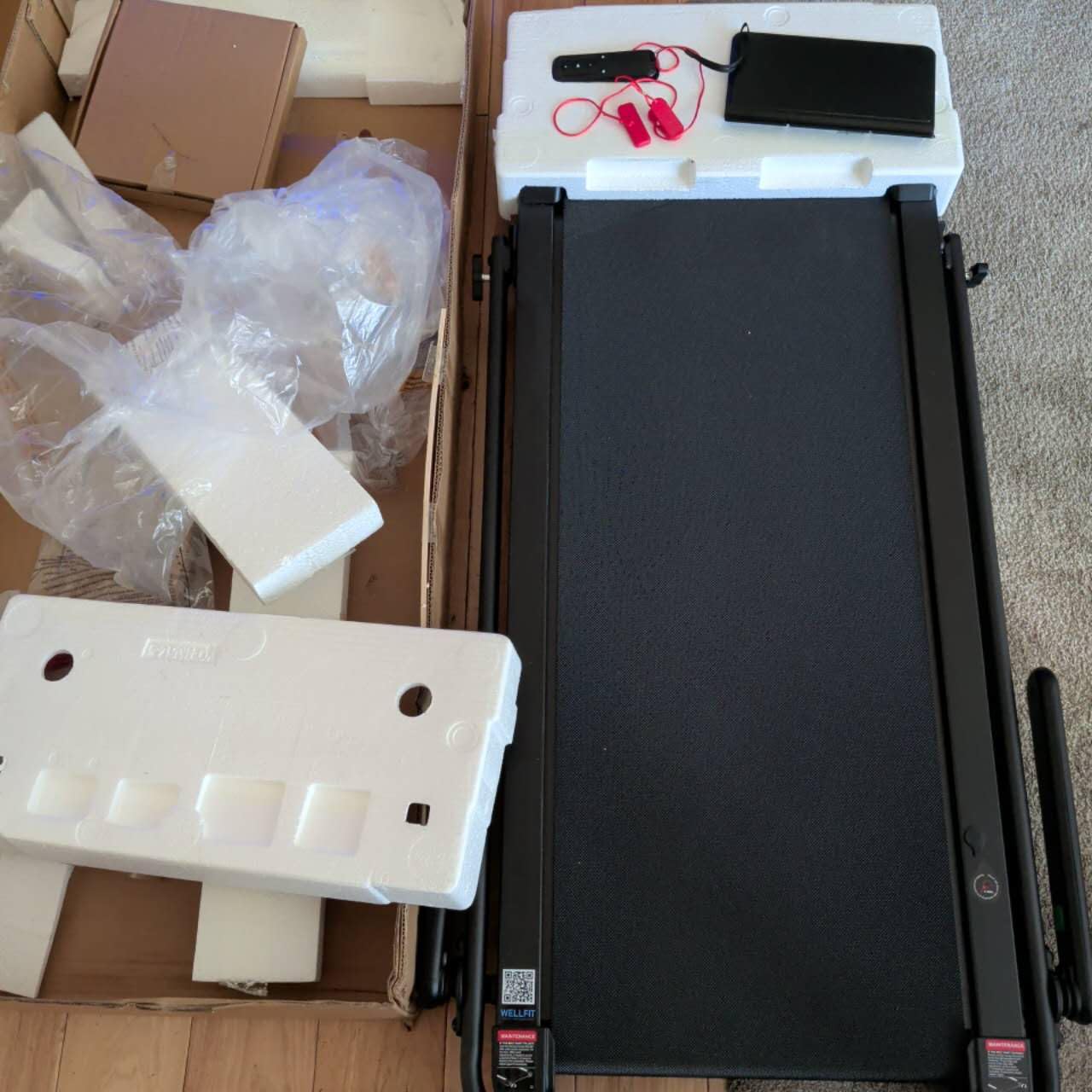 Cardirun Walking Pad with 12% Auto Incline & Handle Bar, Foldable Treadmill customer photo 2