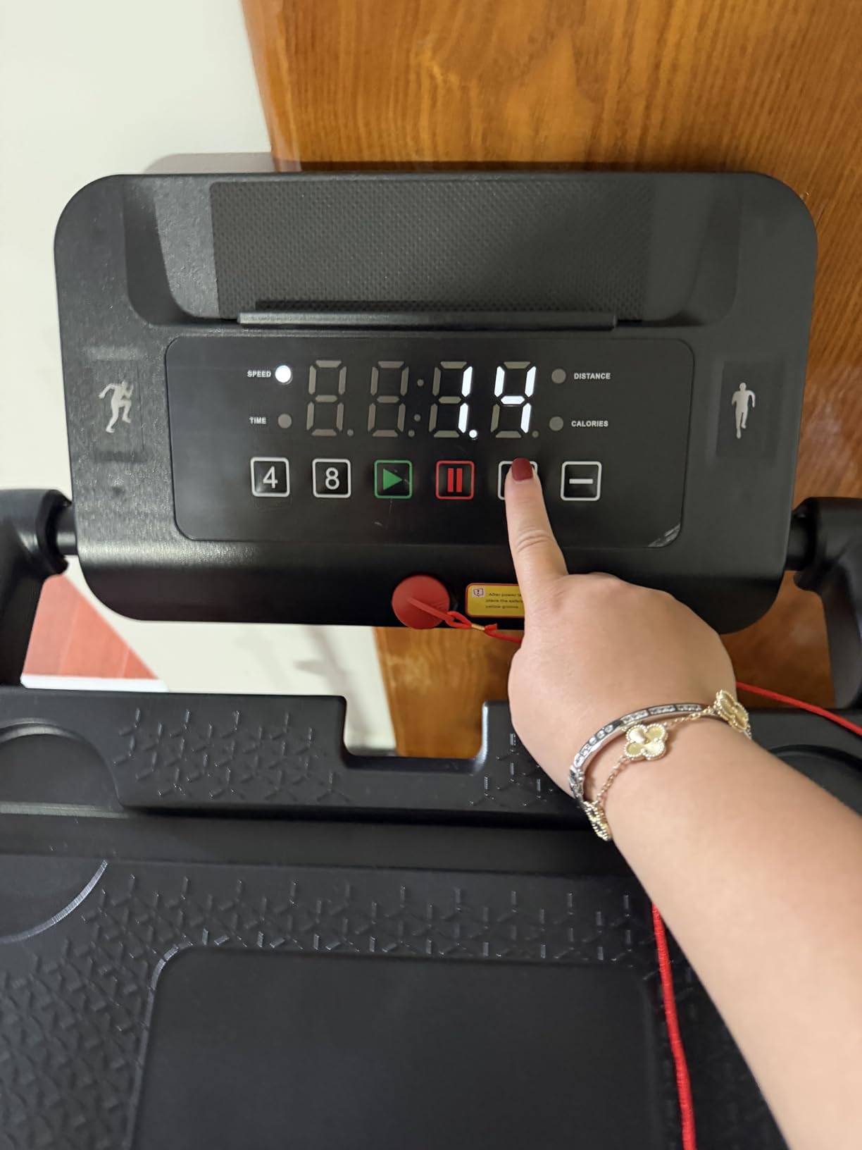 Walking Pad Treadmill with Handle Bar & Incline, Desk Workstation 8MPH customer photo 2