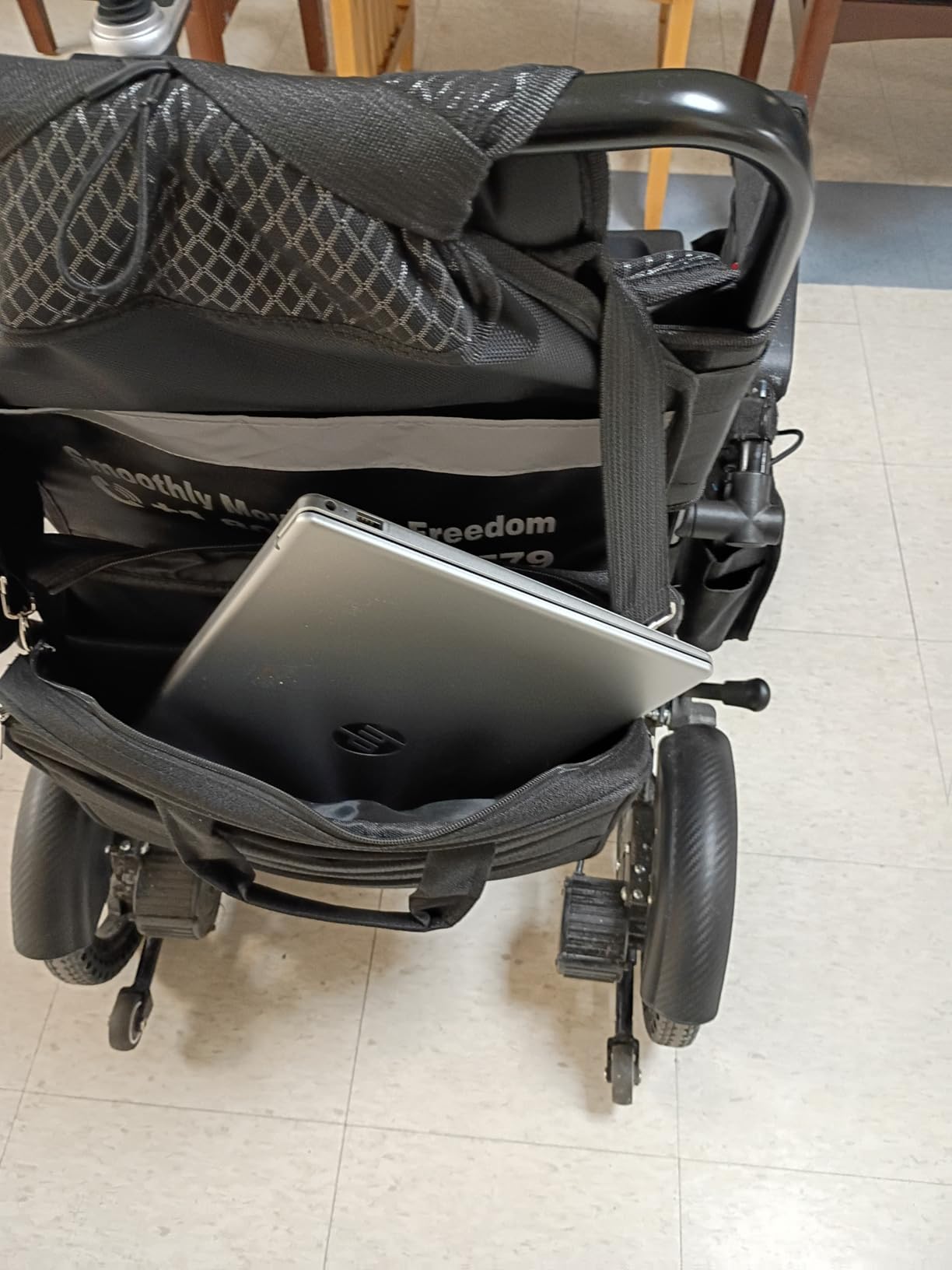 Lightweight Electric Wheelchair for Adults, Orange,15 MI customer photo 2