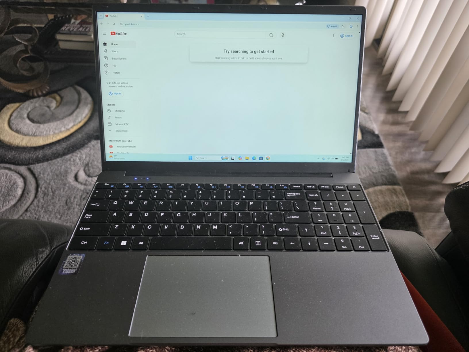 15.6'' AI Laptop with Office 365 12GB RAM 256GB SSD Win 11 Laptops customer photo 1