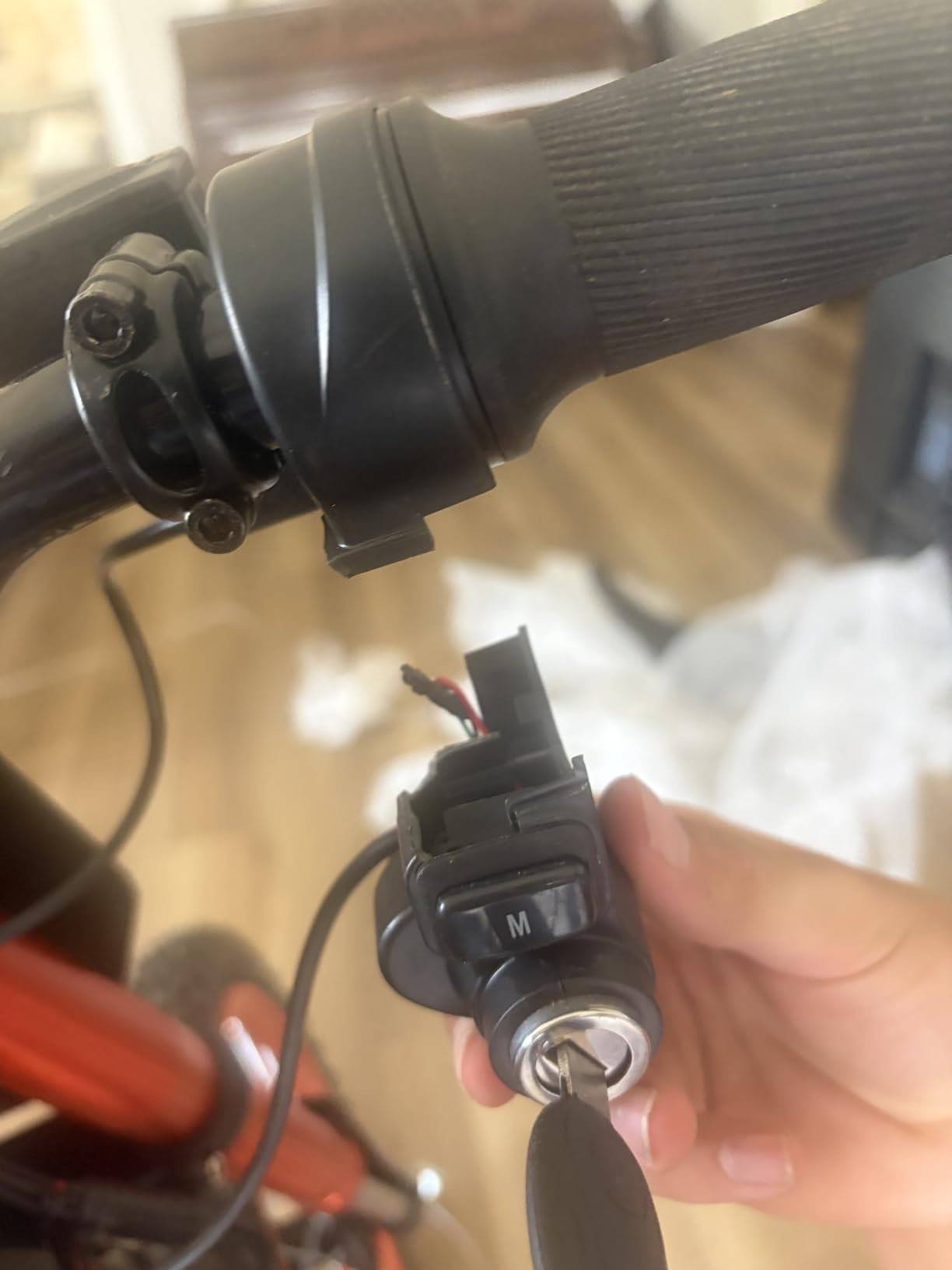 Electric Dirt Bike for Adults, 60V 28.8Ah, 4500W Peak Motor Full Suspension customer photo 1