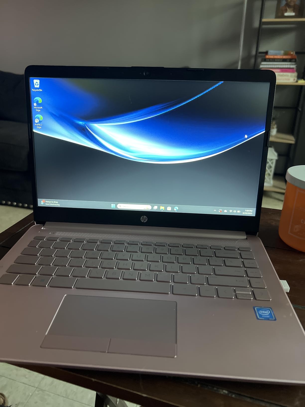 HP 2026 Essential Laptop, Intel Processor, 128GB Storage, Windows 11 customer photo 1