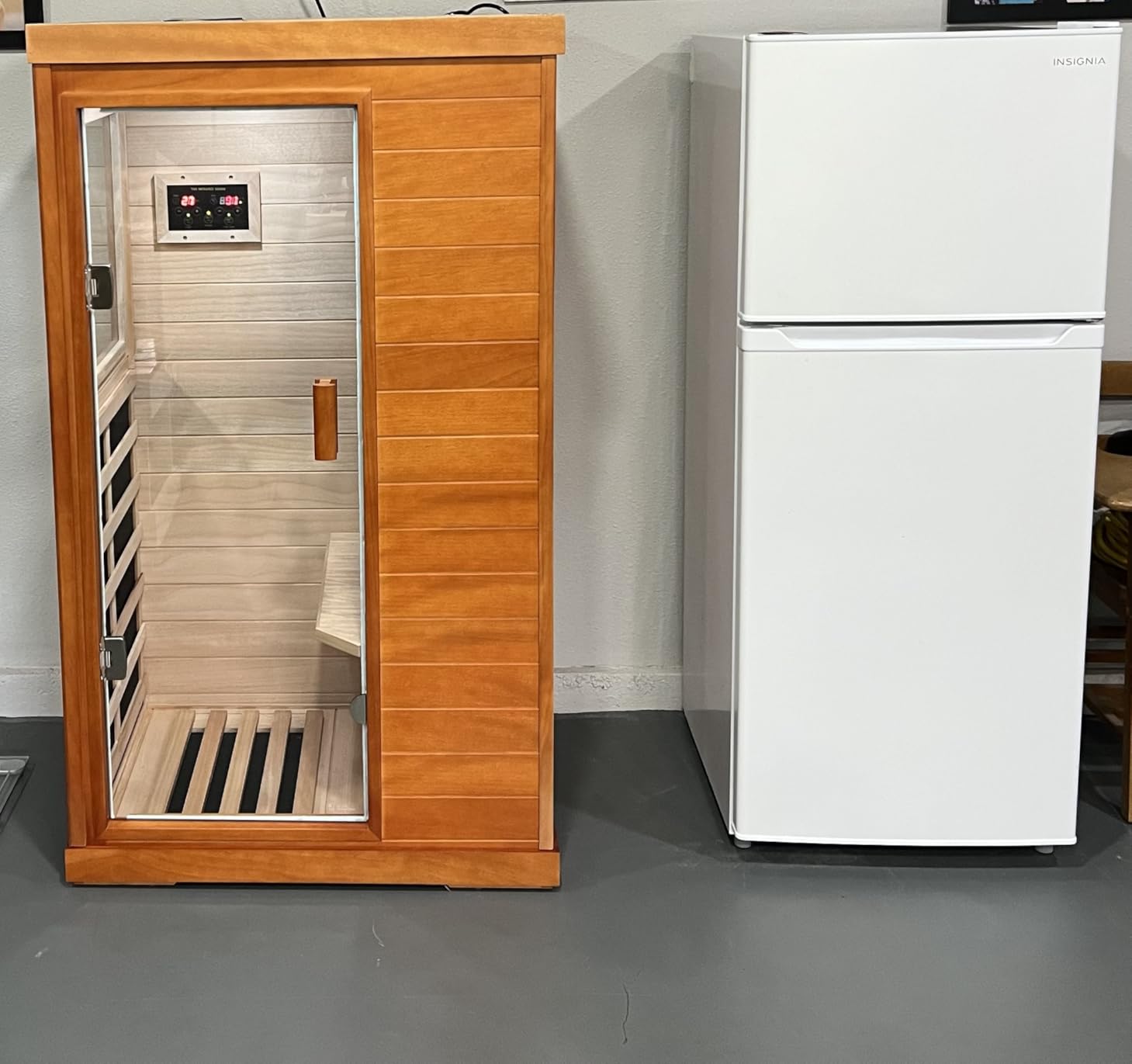 Traditional Steam Sauna 3-4 Person Outdoor Indoor Home Spa Sauna 6KW Heater customer photo 2