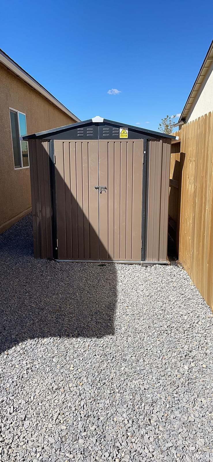 UDPATIO Outdoor Resin Storage Shed 6x4 FT Weatherproof with Floor, Grey customer photo 2
