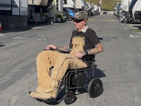Premium Lightweight Foldable Electric Wheelchairs for Adults,Seniors customer photo 2