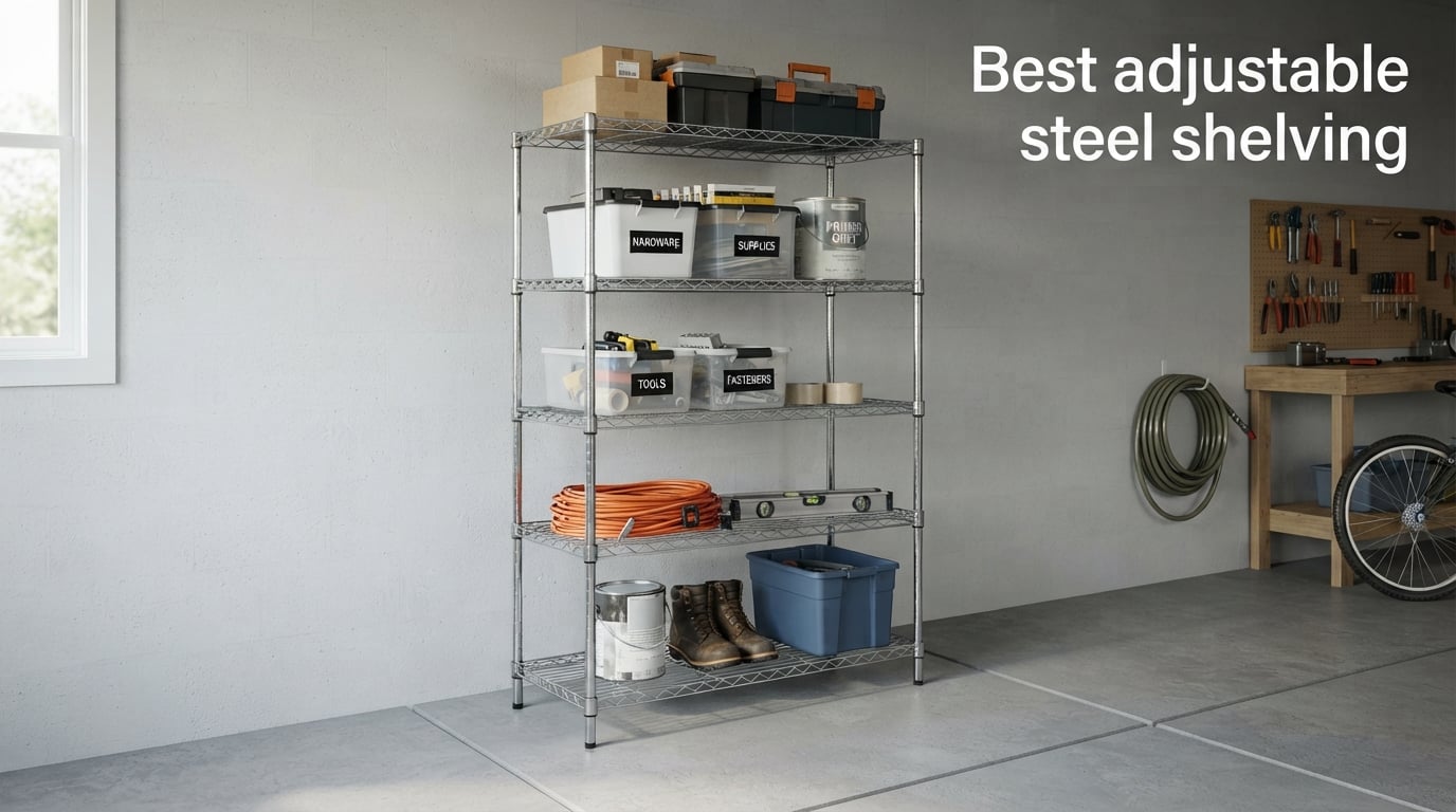 Best adjustable steel shelving